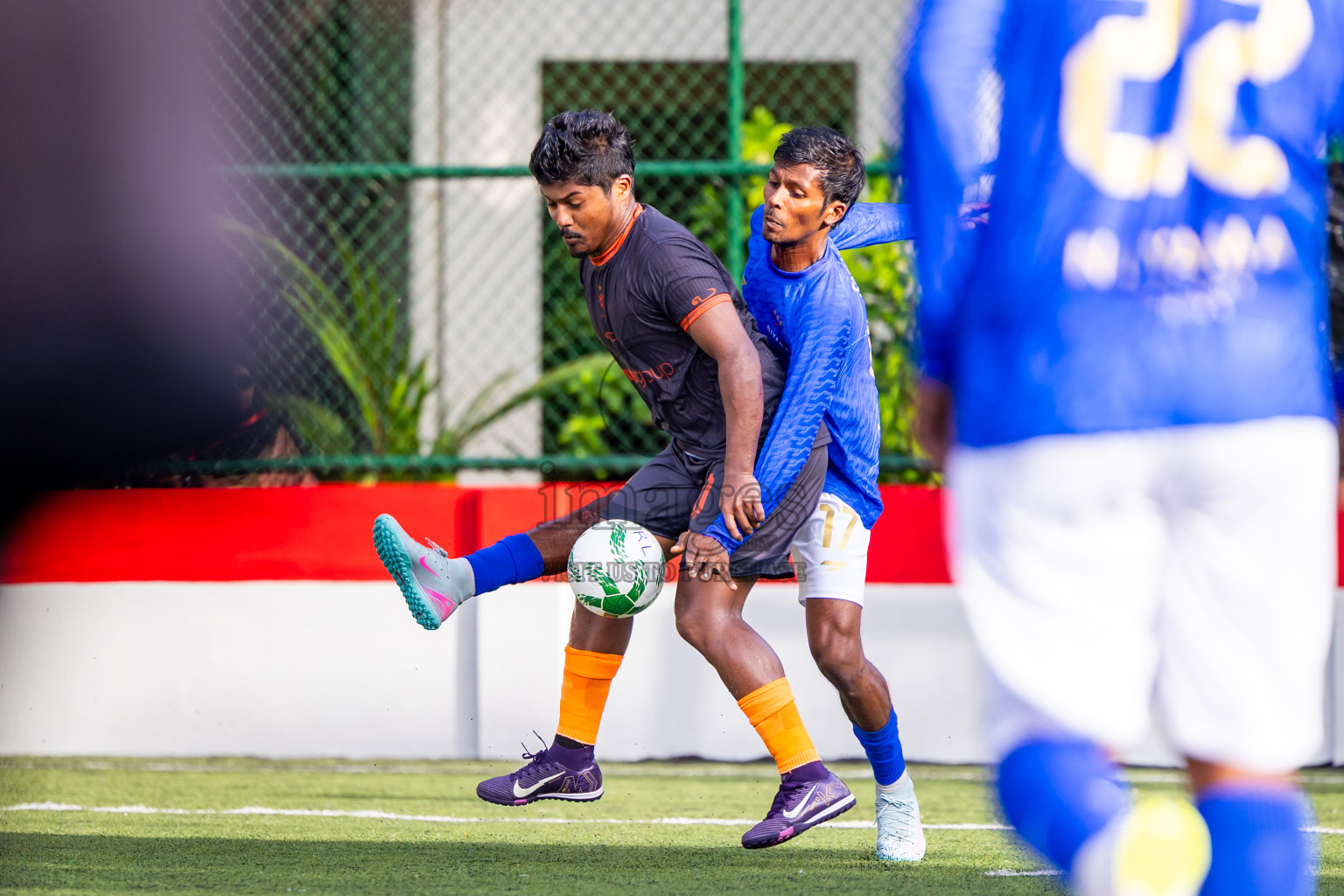 Velavaru vs Niyama in Day 4 of Resort League 2025 (Dhaalu Zone) was held on Sunday, 18th May 2025 in Niyama Private island, Dhaalu Atoll, Maldives. Photos: Nausham Waheed / images.mv