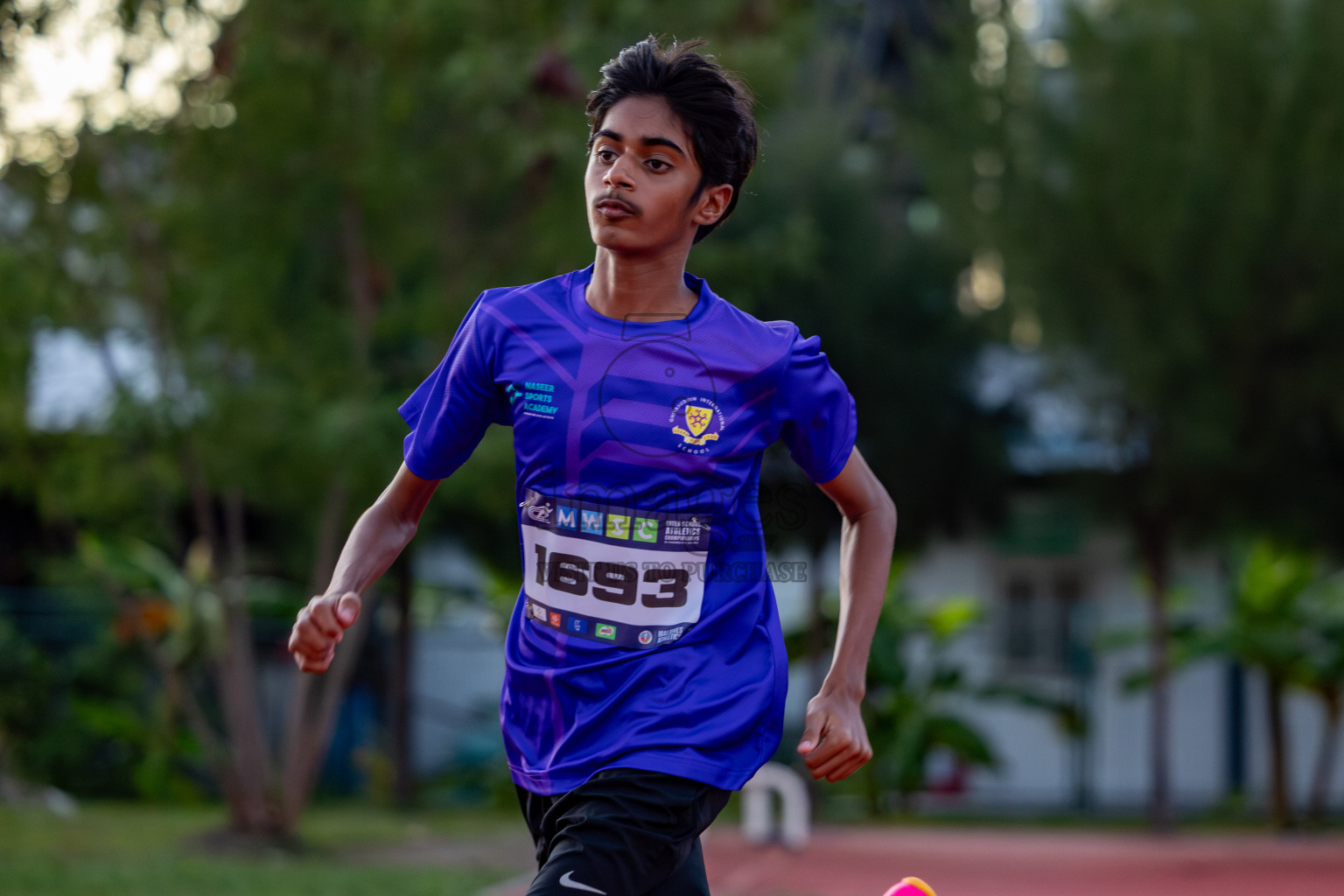 Day 1 of MWSC Interschool Athletics Championships 2024 held in Hulhumale Running Track, Hulhumale, Maldives on Saturday, 9th November 2024. 
Photos by: Hassan Simah / Images.mv