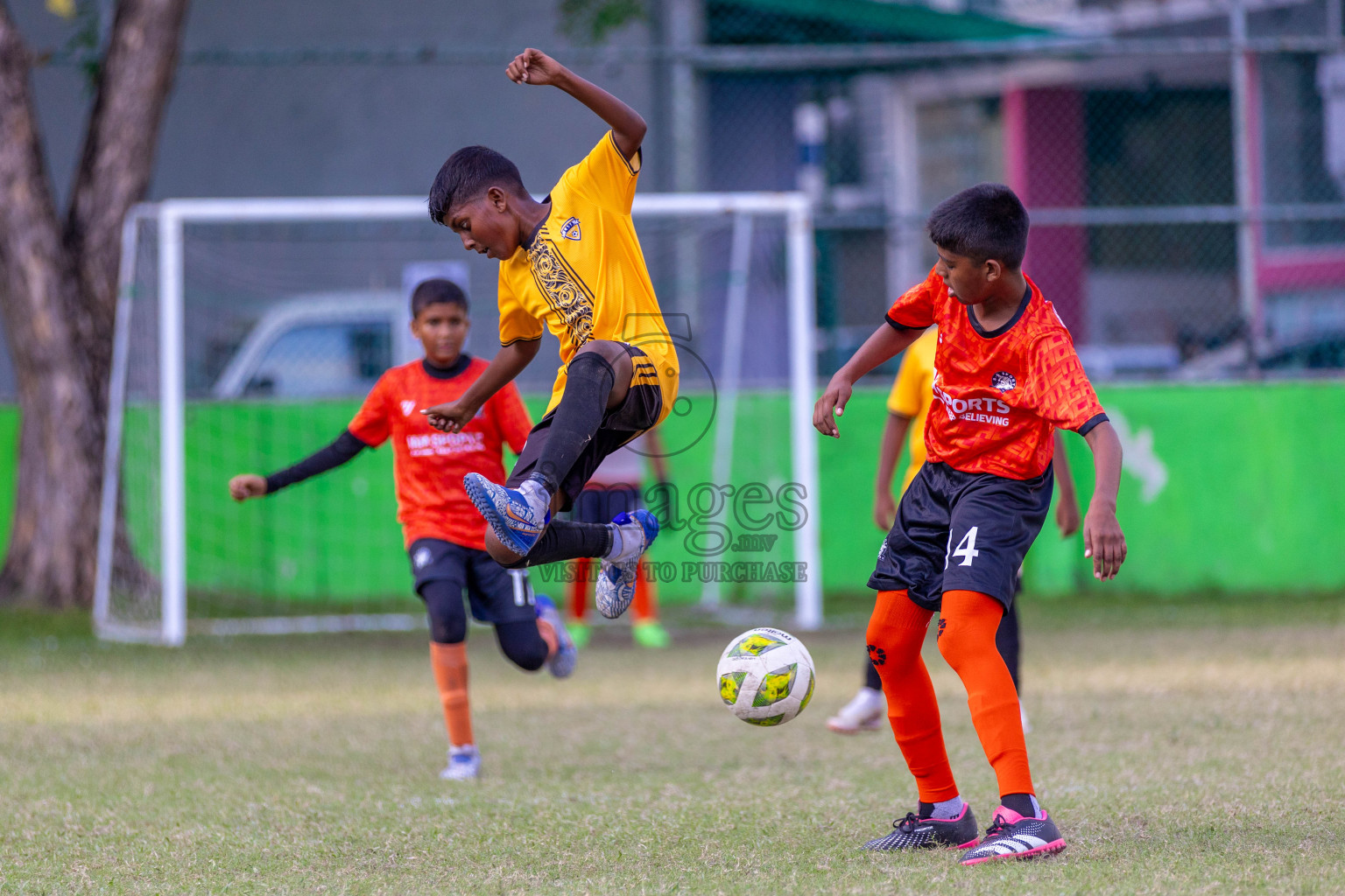 Day 2  of MILO Academy Championship 2024 - U12 was held at Henveiru Grounds in Male', Maldives on Thursday, 5th July 2024. Photos: Shuu Abdul Sattar / images.mv