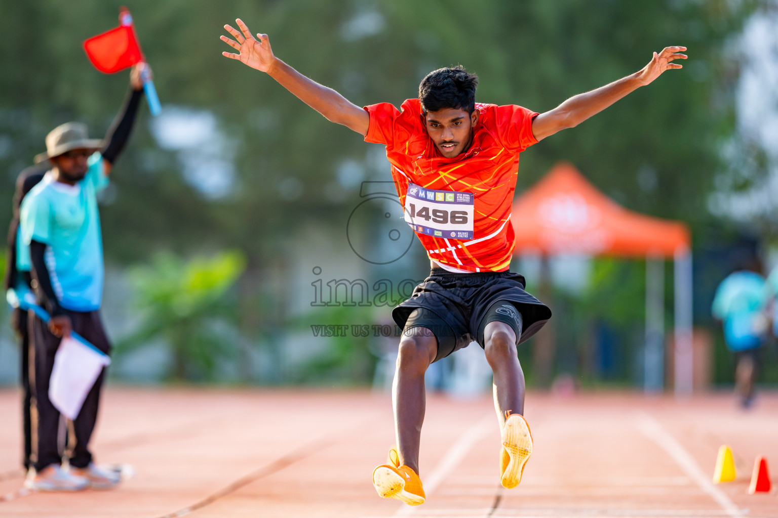 Day 5 of MWSC Interschool Athletics Championships 2024 held in Hulhumale Running Track, Hulhumale, Maldives on Wednesday, 13th November 2024. Photos by: Nausham Waheed / Images.mv