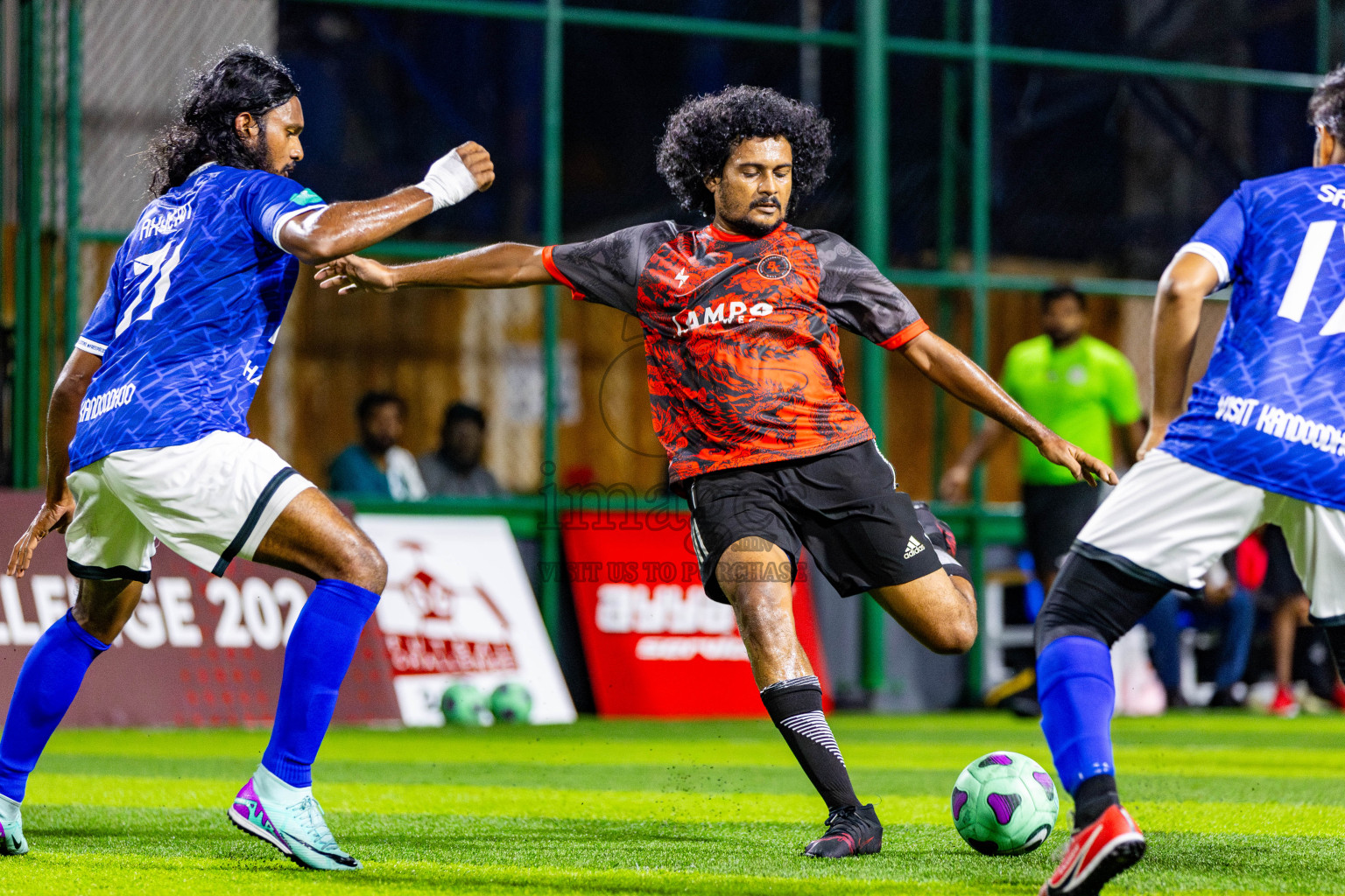 Falcons vs Banafsaa Kanmathi in Day 8 of BG Futsal Challenge 2024 was held on Tuesday, 19th March 2024, in Male', Maldives Photos: Nausham Waheed / images.mv