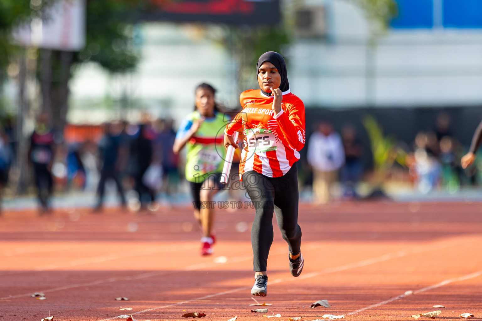Day 2 of 12th Milo Association Championships was held in Ekuveni Track at Male', Maldives on Friday, 25th April 2025. Photos: Ismail Thoriq / images.mv