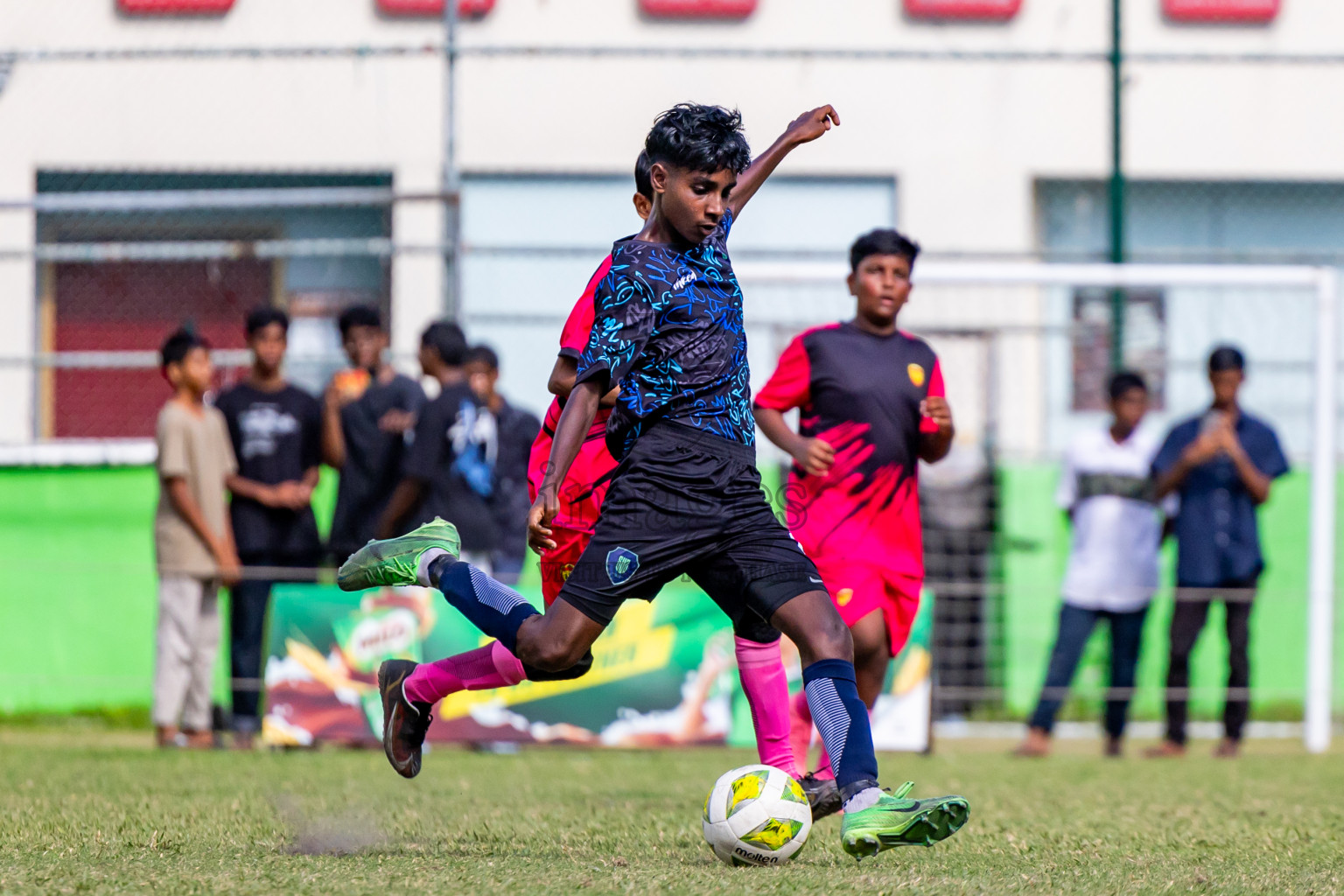 Day 2 of MILO Academy Championship 2024 Under 14 held in Henveyru Stadium, Male', Maldives on Friday, 1st November 2024. Photos: Nausham Waheed / Images.mv