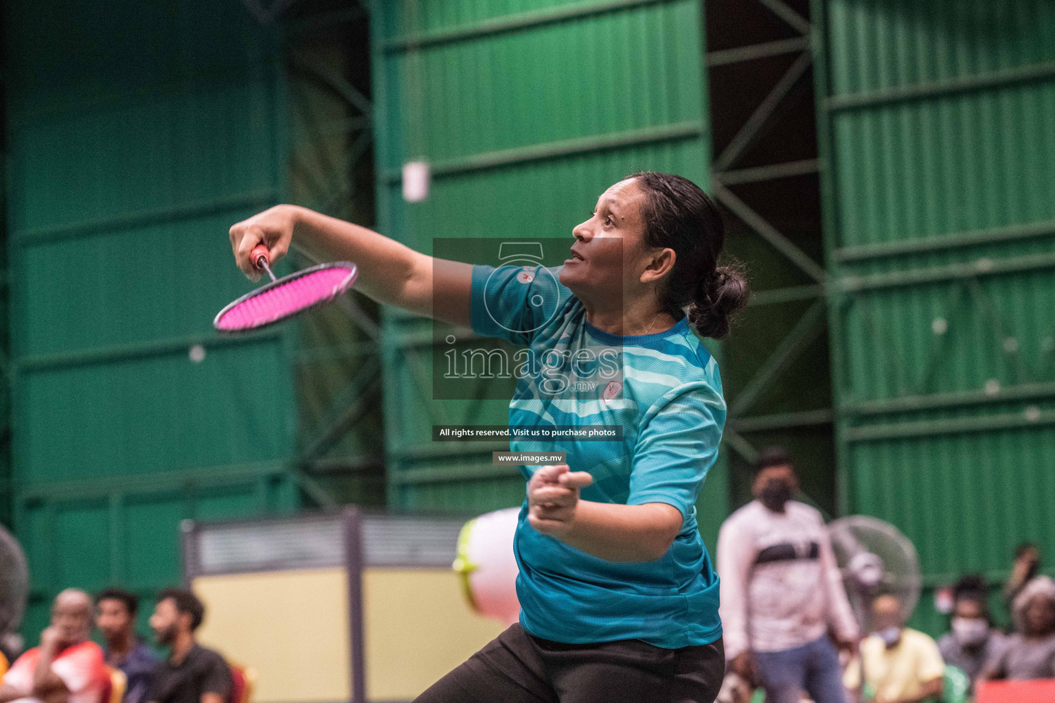 Day 5 of Badminton association mixed group championship 2021 held in Male', Maldives Photos by Nausham Waheed