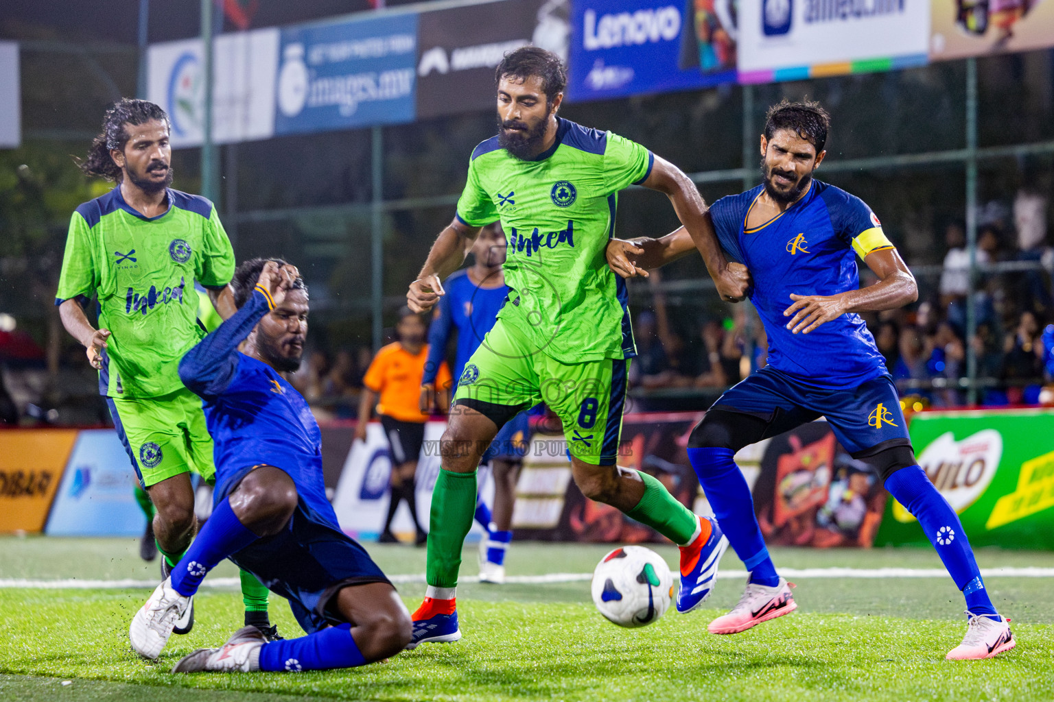 Customs rc vs Club Immigration in Club Maldives Cup 2024 held in Rehendi Futsal Ground, Hulhumale', Maldives on Wednesday, 2nd October 2024. Photos: Nausham Waheed / images.mv