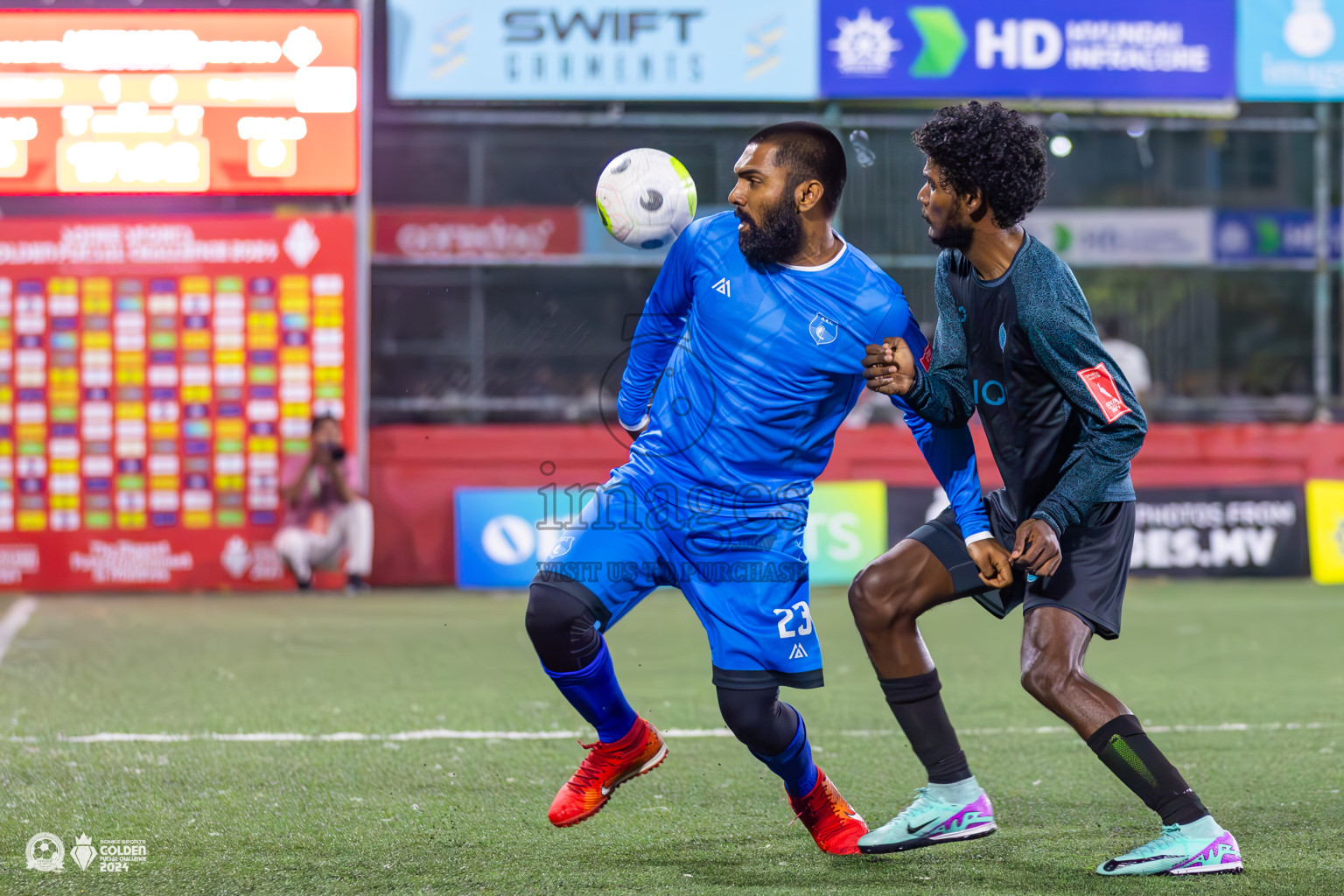 Sh Feydhoo vs R Alifushi on Day 31 of Golden Futsal Challenge 2024, held on Friday, 16th February 2024 in Hulhumale', Maldives 
Photos: Ismail Thoriq / images.mv