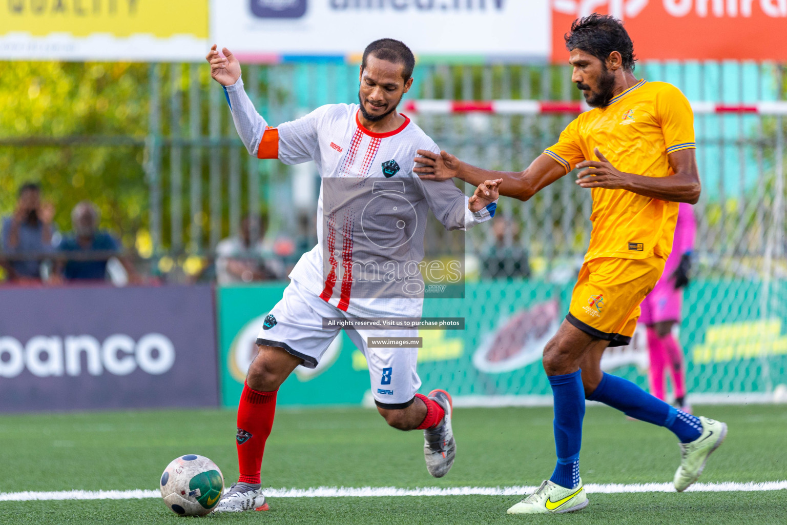 Customs RC vs ERFC in Club Maldives Cup 2023 held in Hulhumale, Maldives, on Monday, 24th July 2023. Photos: Ismail Thoriq / images.mv