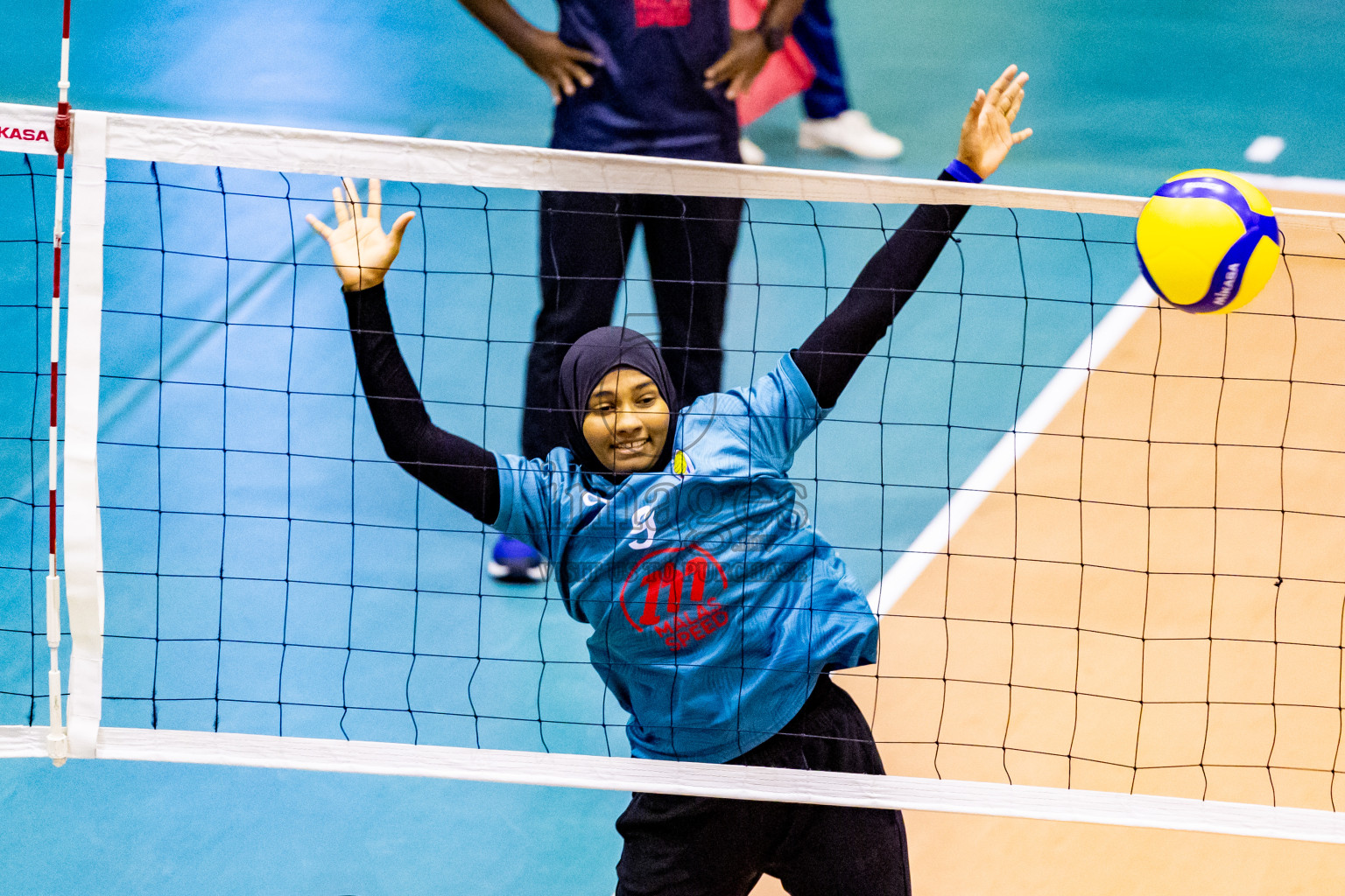 Semi Final of Women's Division of Milo VAM Cup 2024 held in Male', Maldives on Friday, 12th July 2024 at Social Center Indoor Hall Photos By: Nausham Waheed / images.mv