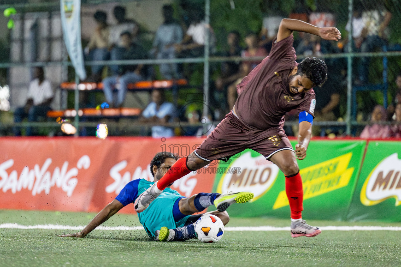 MMA SC vs POSC in the Quarter Finals of Club Maldives Classic 2024 held in Rehendi Futsal Ground, Hulhumale', Maldives on Tuesday, 17th September 2024. 
Photos: Shuu Abdul Sattar / images.mv