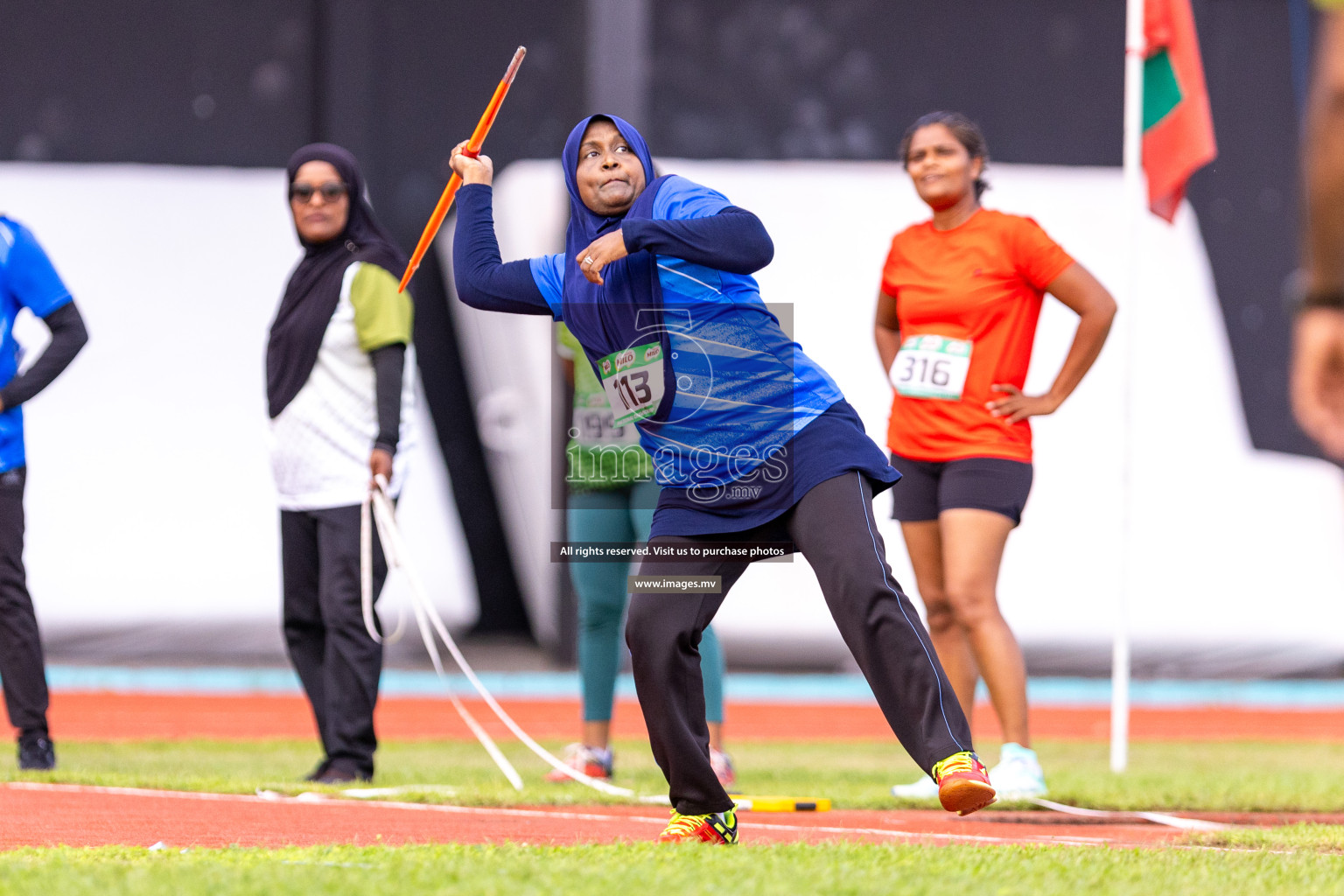 Day 2 of National Athletics Championship 2023 was held in Ekuveni Track at Male', Maldives on Friday, 24th November 2023. Photos: Nausham Waheed / images.mv