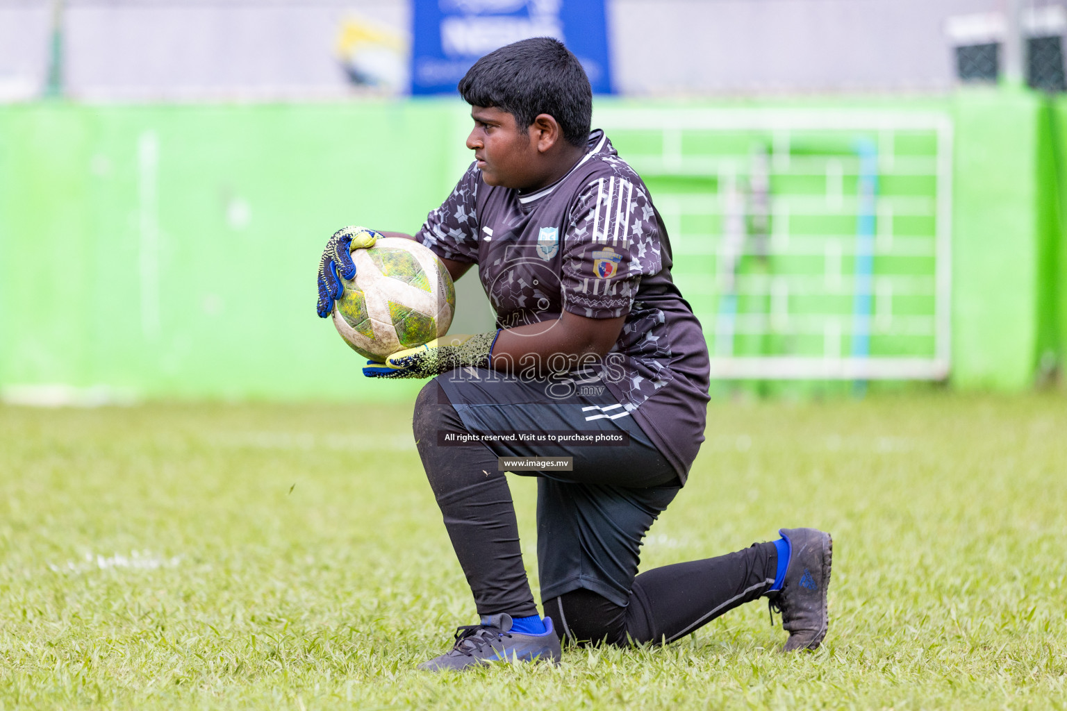 Day 1 of Milo kids football fiesta, held in Henveyru Football Stadium, Male', Maldives on Wednesday, 11th October 2023 Photos: Nausham Waheed/ Images.mv