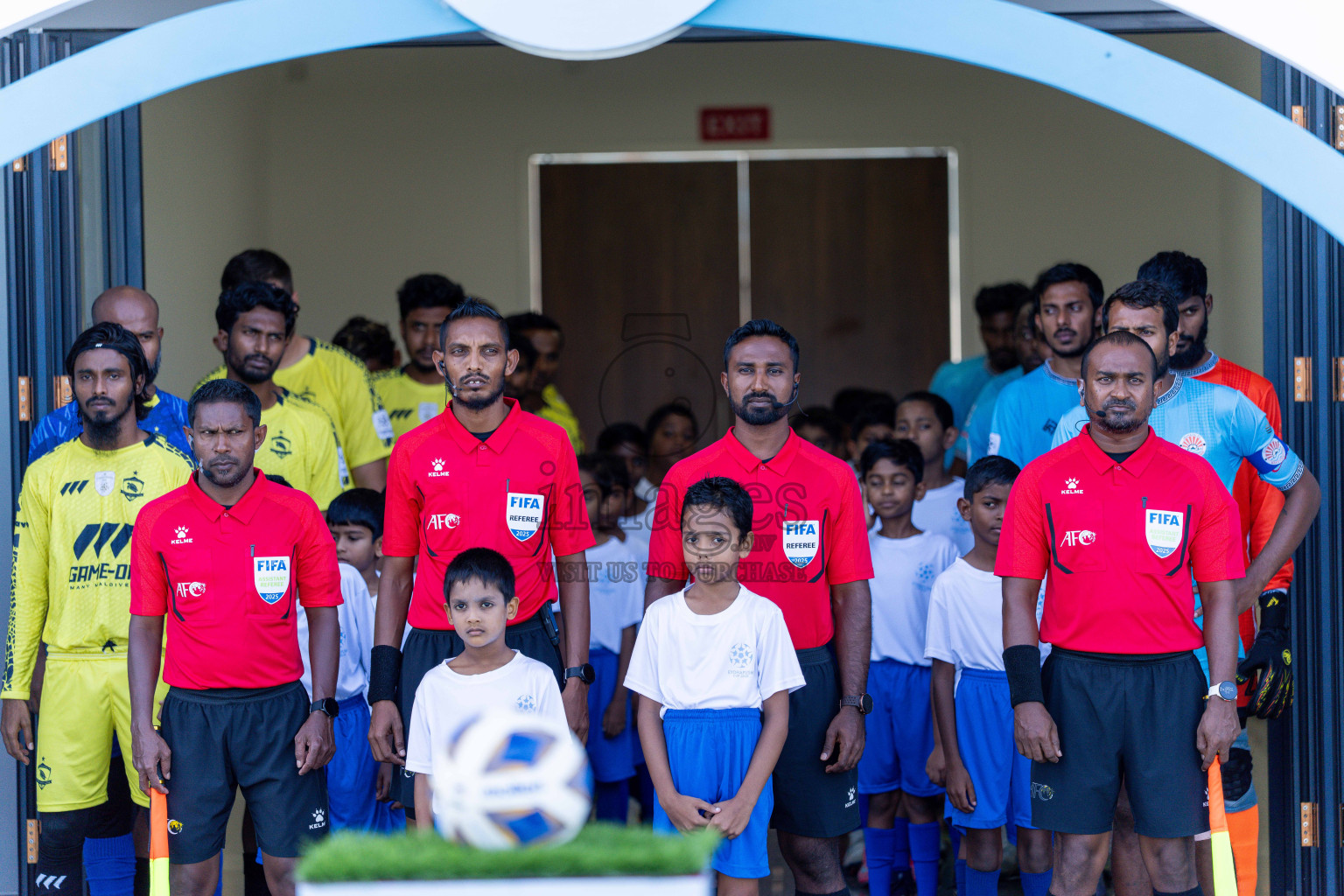 Final Match Irumathi Sports VS Velaa Sports Club in Day 9 of Eydhafushi Cup 2025 held in Eydhafushi Football Stadium at B. Eydhafushi, Maldives on Monday, 15th September 2025. Photos: Arif Rasheed / images.mv
