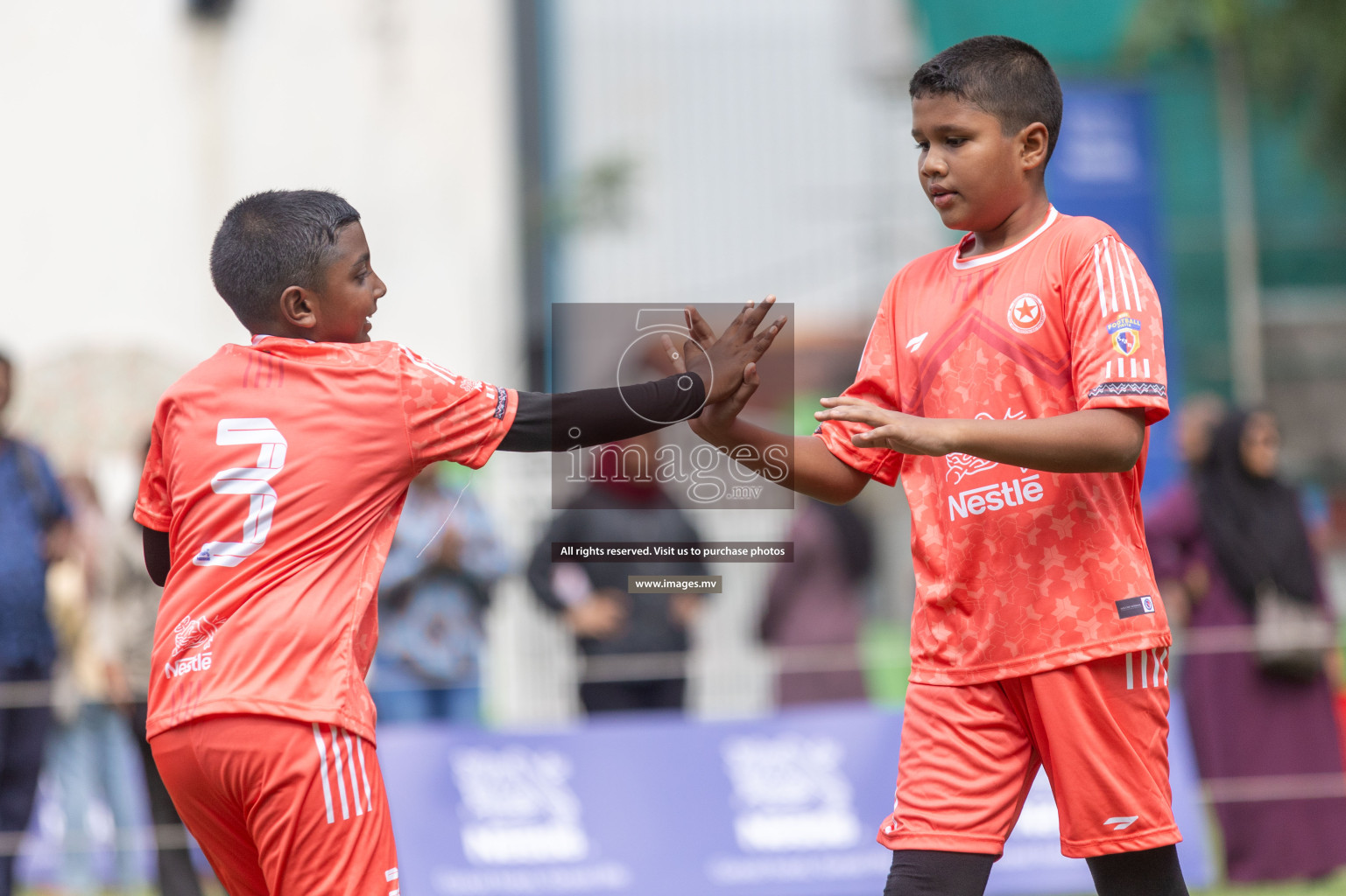 Day 1 of Nestle kids football fiesta, held in Henveyru Football Stadium, Male', Maldives on Wednesday, 11th October 2023 Photos: Shut Abdul Sattar/ Images.mv