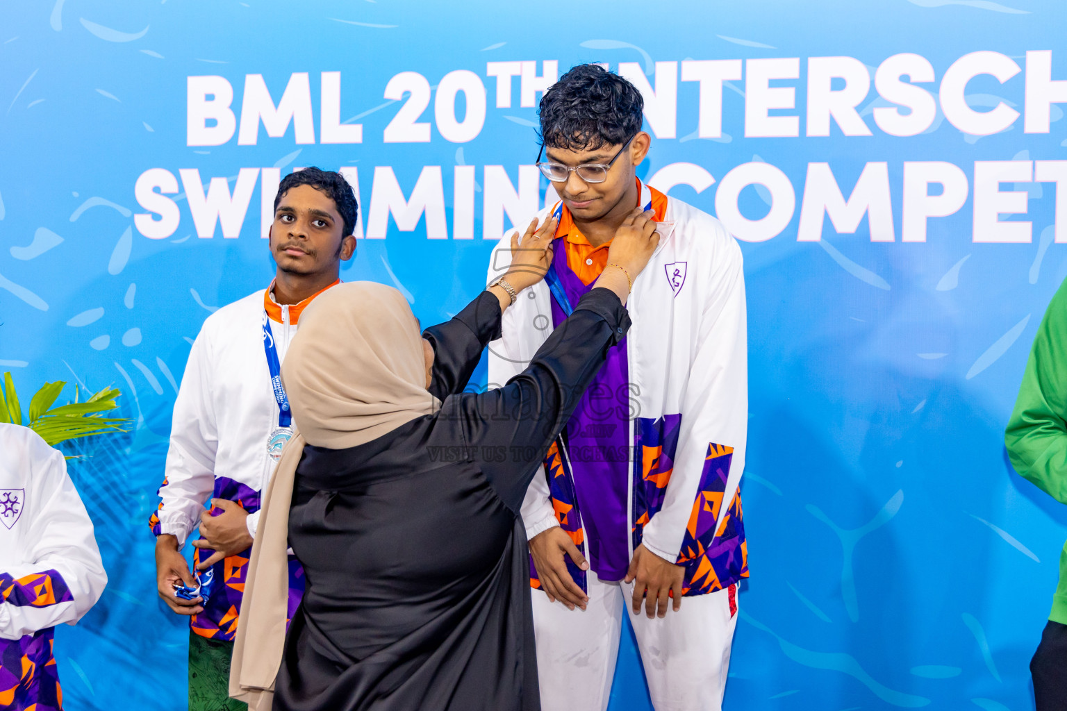 Day 4 of 20th Inter-school Swimming Competition 2024 held in Hulhumale', Maldives on Tuesday, 15th October 2024. Photos: Nausham Waheed / images.mv