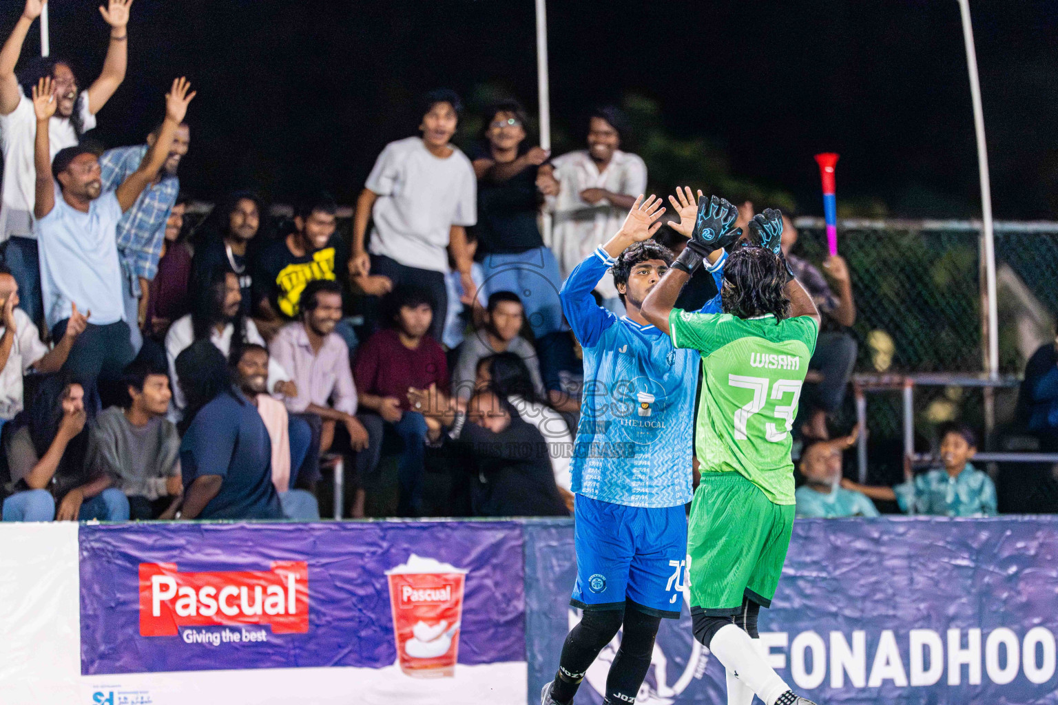 Goalhians VS Foemathi in Day 4 - Fonadhoo Youth Futsal Challenge 2025 held in Fonadhoo Futsal Stadium, L. Fonadhoo, Maldives on Wednesday, 29th October 2025 Photos: Arif Rasheed / images.mv
