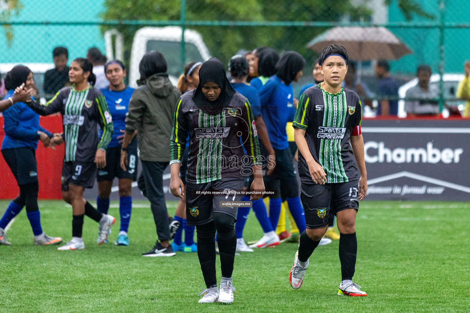 WAMCO vs Team Fenaka in Eighteen Thirty Women's Futsal Fiesta 2022 was held in Hulhumale', Maldives on Friday, 14th October 2022. Photos: Hassan Simah / images.mv