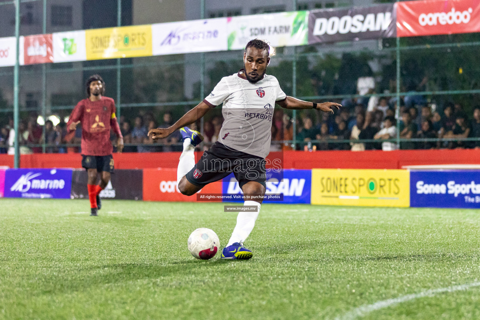 HA. Kelaa vs HA. Thuraakunu in Day 6 of Golden Futsal Challenge 2023 on 10 February 2023 in Hulhumale, Male, Maldives