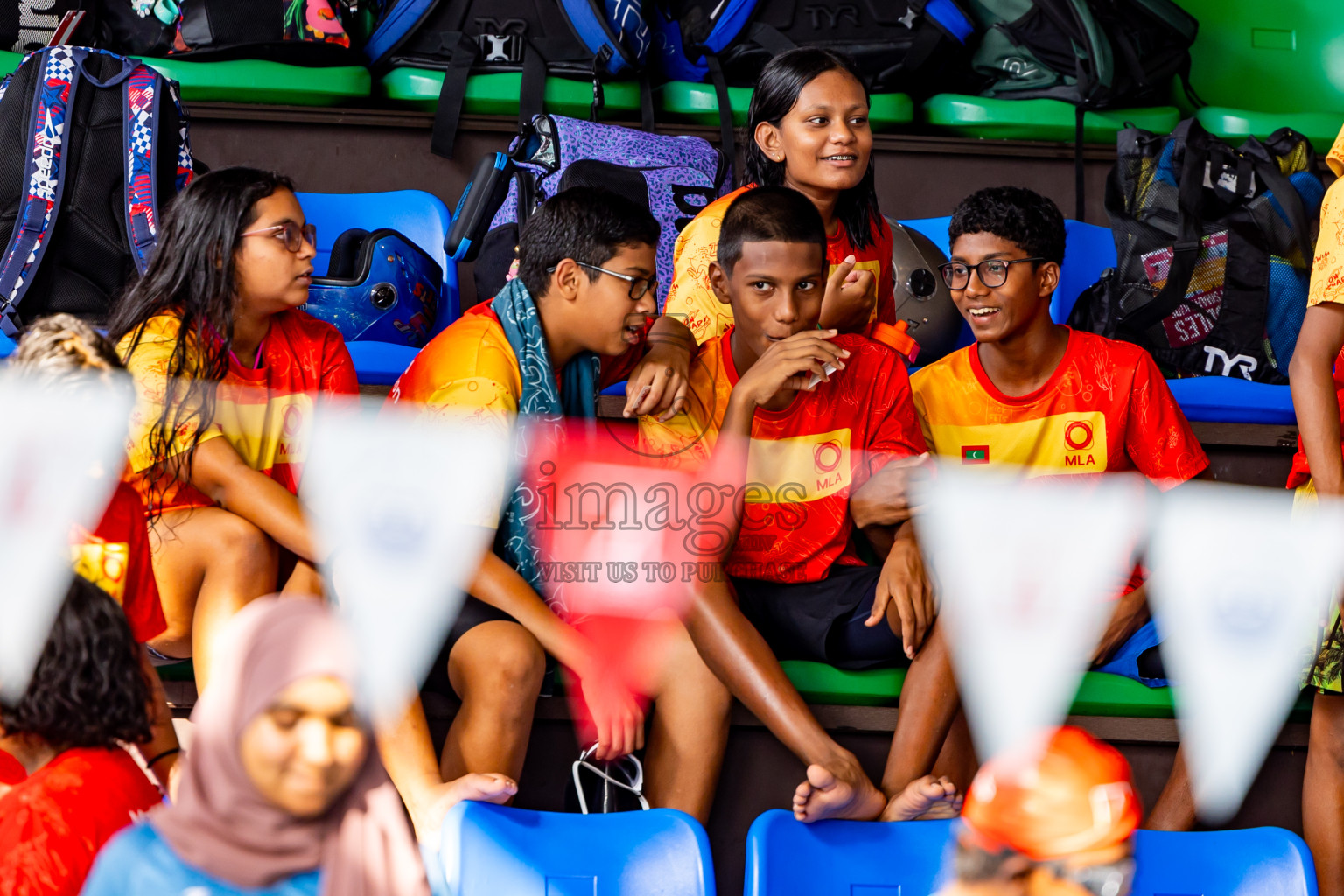 Day 2 of National Swimming Competition 2024 held in Hulhumale', Maldives on Saturday, 14th December 2024. Photos: Nausham Waheed / images.mv