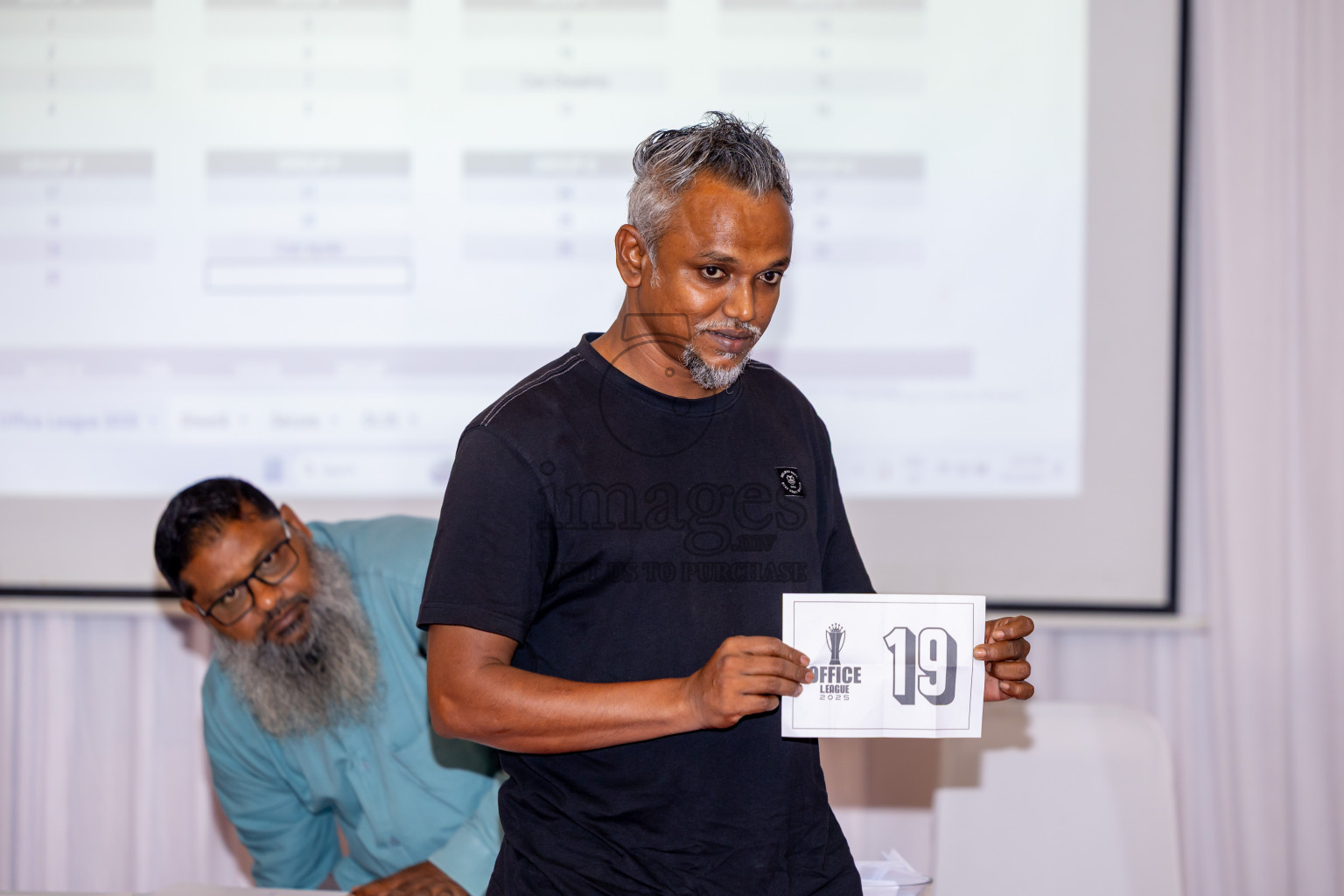 Draw Ceremony of Office League 2025 held in Male', Maldives on Saturday, 12th April 2025. Photos: Nausham Waheed / images.mv