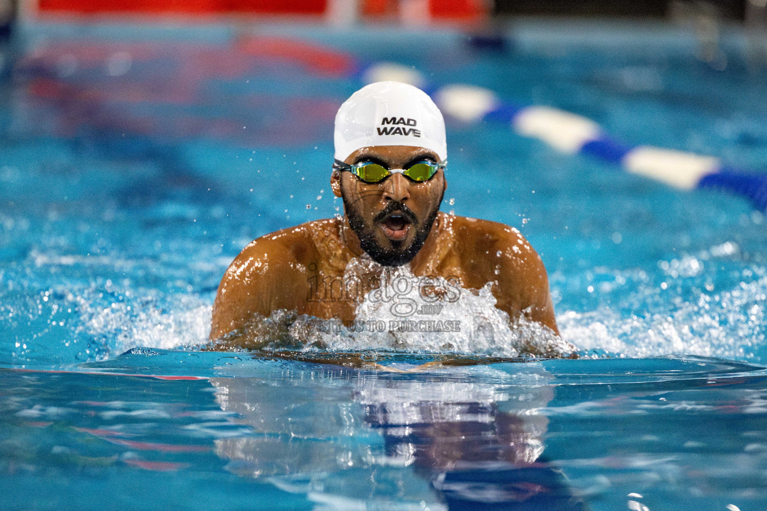 Day 5 of National Swimming Competition 2024 held in Hulhumale', Maldives on Tuesday, 17th December 2024. Photos: Hassan Simah / images.mv