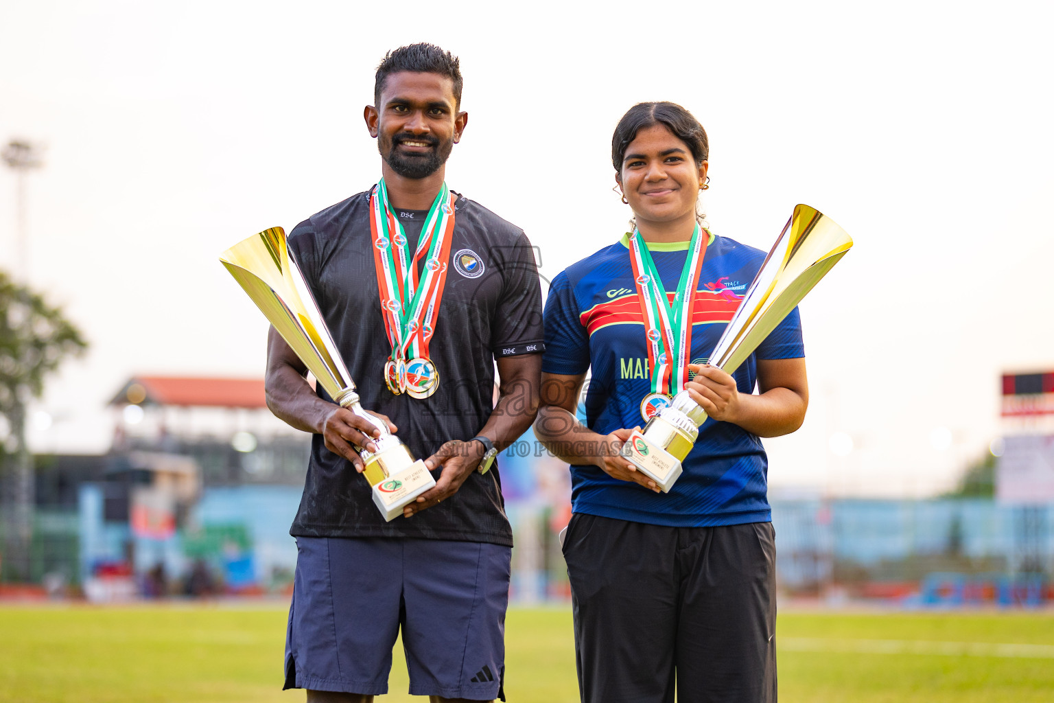 Day 3 of 13th MILO Association Championship 2026 was held on Saturday, 14th February 2026, in Ekuveni Running Track Male', Maldives. Photos: Nausham Waheed, Fooz / images.mv