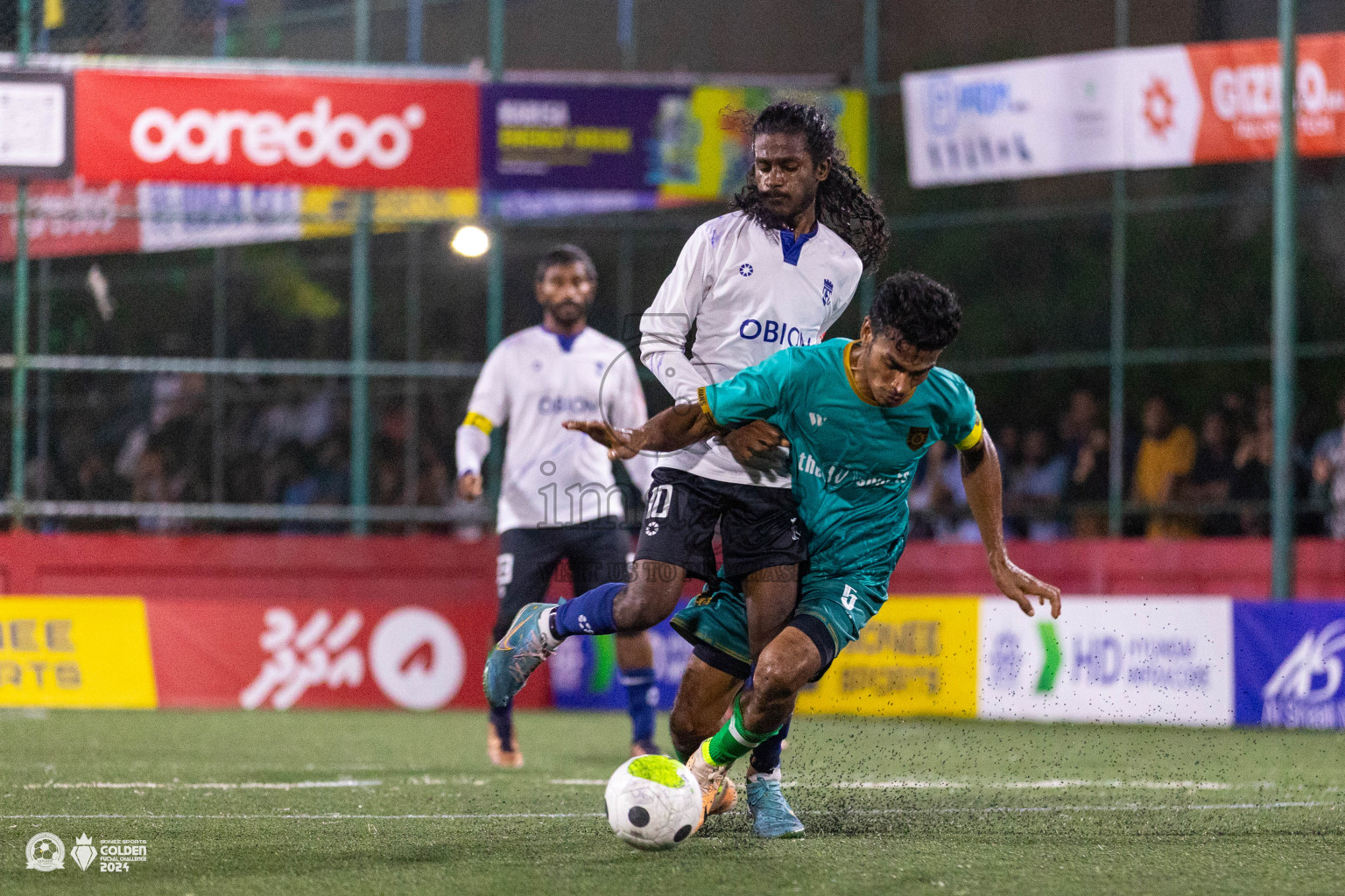 ADh Mandhoo vs ADh Omadhoo in Day 7 of Golden Futsal Challenge 2024 was held on Saturday, 20th January 2024, in Hulhumale', Maldives Photos: Ismail Thoriq / images.mv