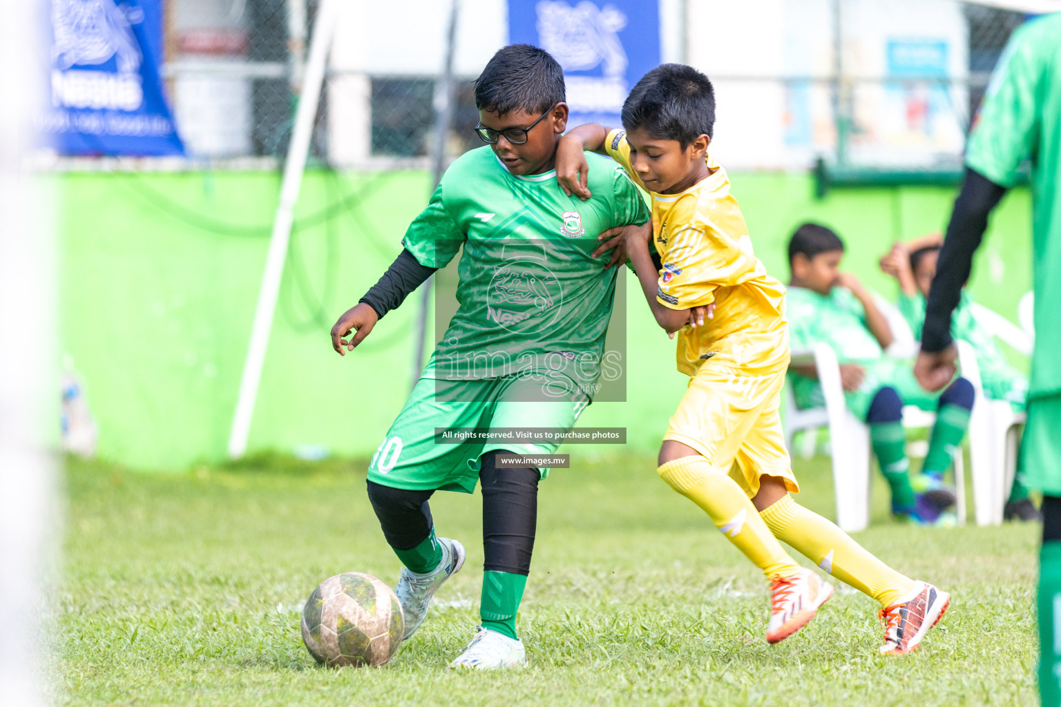 Day 3 of Nestle Kids Football Fiesta, held in Henveyru Football Stadium, Male', Maldives on Friday, 13th October 2023 Photos: Nausham Waheed/ images.mv