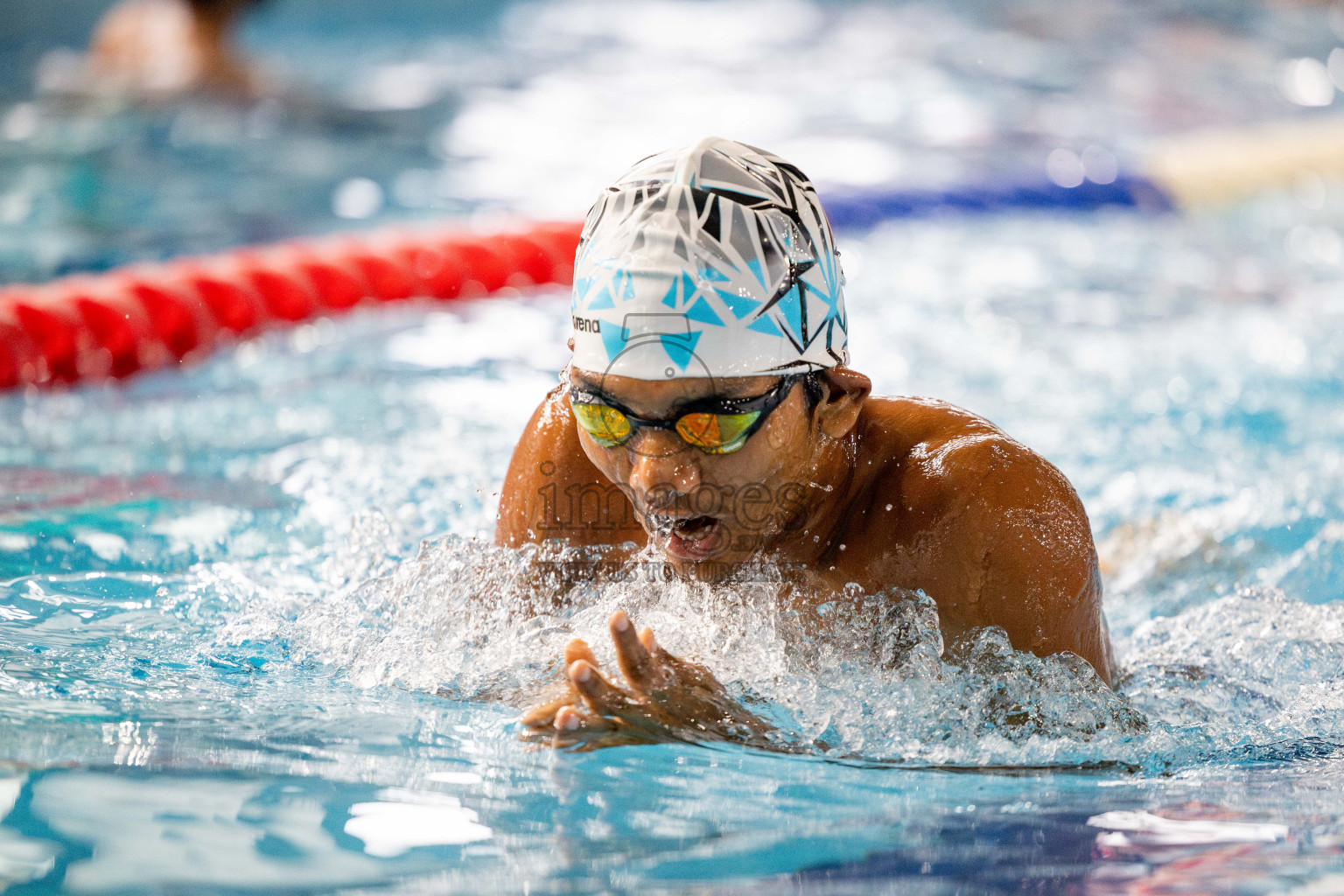 Day 4 of National Swimming Competition 2024 held in Hulhumale', Maldives on Monday, 16th December 2024. 
Photos: Hassan Simah / images.mv