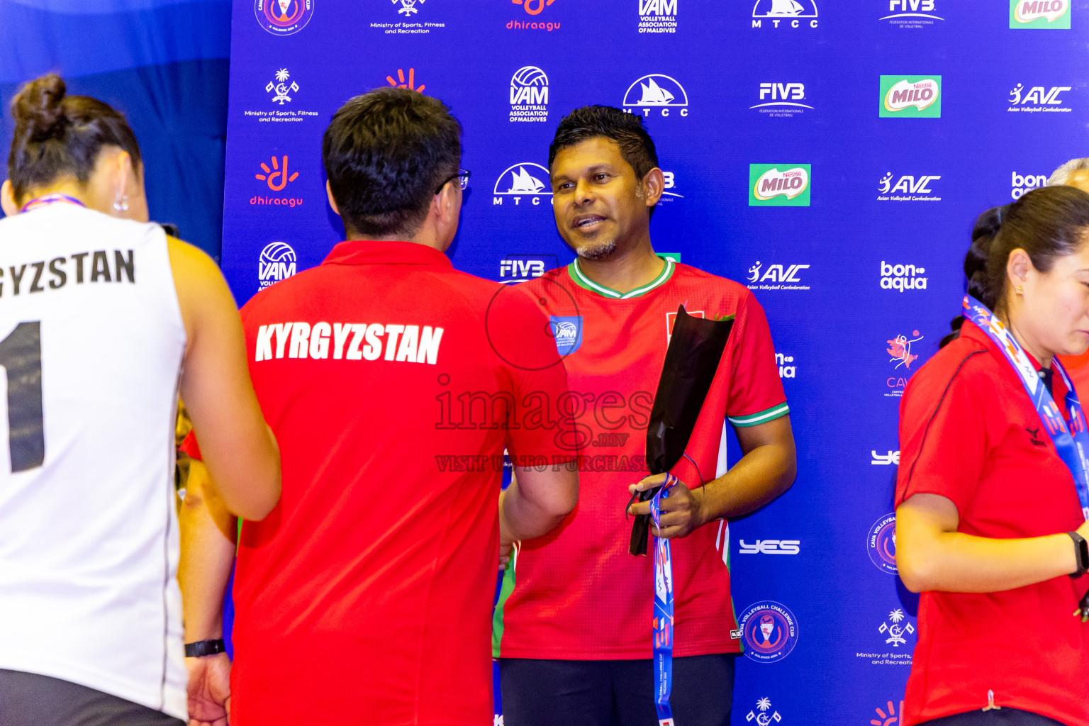 Final of CAVA Woman's Volleyball Challenge Cup 2024 was held in Social Center, Male', Maldives on Wednesday, 11th September 2024. Photos: Nausham Waheed / images.mv