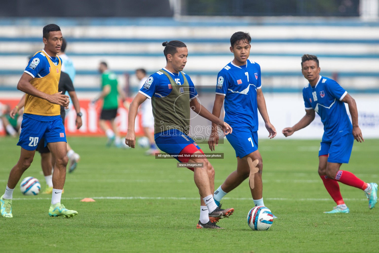 Kuwait vs Nepal in the opening match of SAFF Championship 2023 held in Sree Kanteerava Stadium, Bengaluru, India, on Wednesday, 21st June 2023. Photos: Nausham Waheed / images.mv