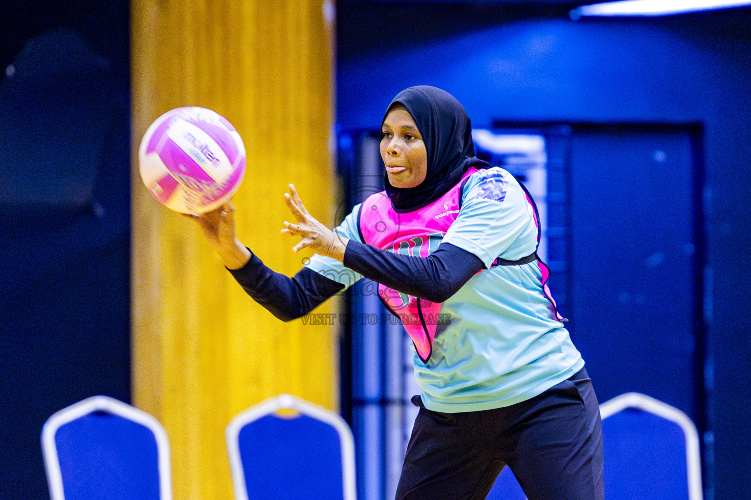 Xenith Sports Club vs MV Netters in Day 10 of National Netball Tournament 2025 held in Social Center at Male', Maldives on Tuesday, 27th May 2025. Photos: Nausham Waheed / images.mv