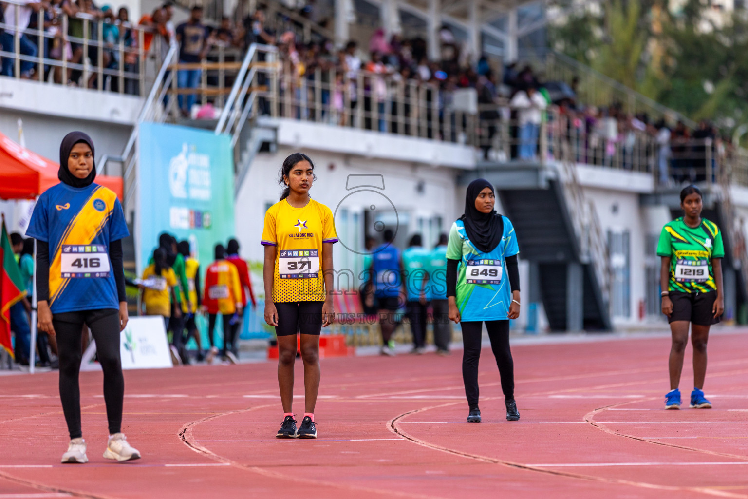 Day 2 of MWSC Interschool Athletics Championships 2024 held in Hulhumale Running Track, Hulhumale, Maldives on Sunday, 10th November 2024. Photos by: Ayaan / Images.mv