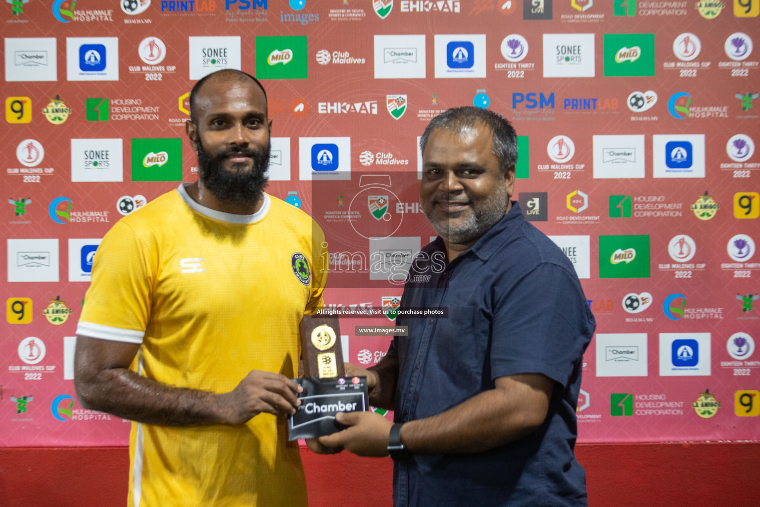 Club Immigration vs Muleeaage RC in Club Maldives Cup 2022 was held in Hulhumale', Maldives on Sunday, 16th October 2022. Photos: Hassan Simah/ images.mv