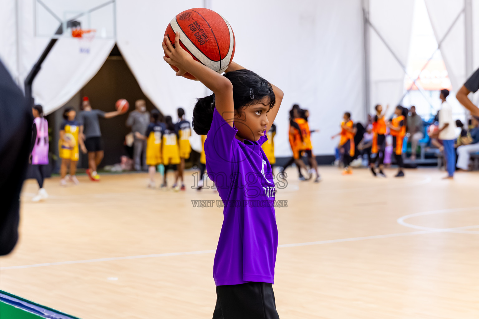 Day 3 of Milo 5 x 5 Junior Challenge 2025 - Basketball tournament held in Basketball Training Center, Male', Maldives on Saturday, 11th October 2025. Photos by: Nausham Waheed, Hassan Simah / Images.mv
