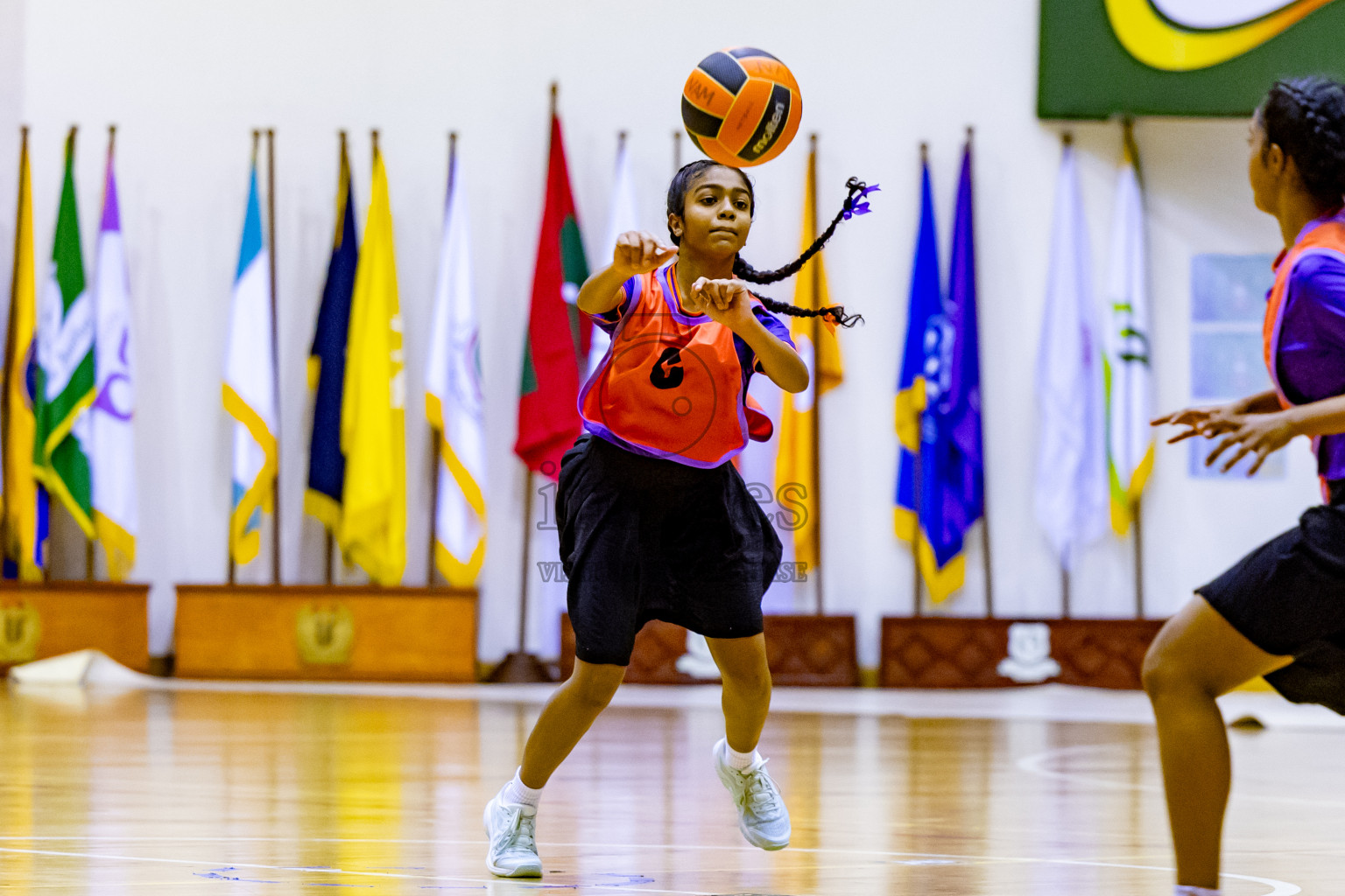 Day 14 of 25th Inter-School Netball Tournament was held in Social Center at Male', Maldives on Sunday, 25th August 2024. Photos: Nausham Waheed / images.mv