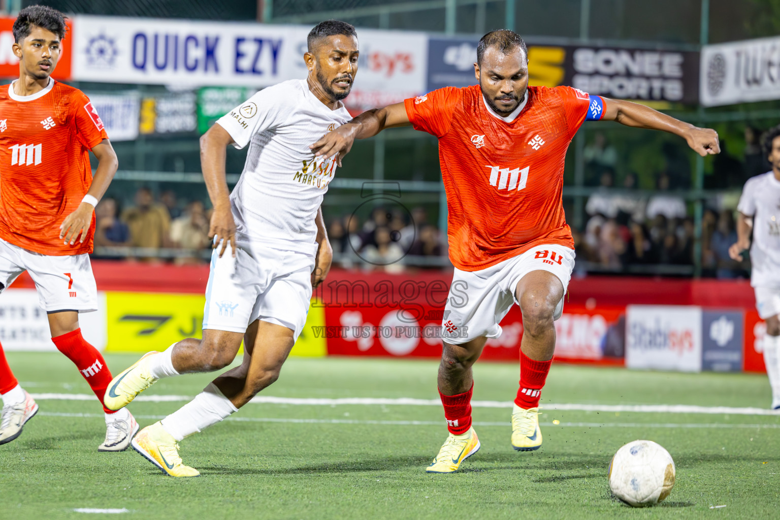 K Maafushi vs K Kaashidhoo in Kaafu Atoll Finals Day 27 of Golden Futsal Challenge 2025 was held on Friday , 31st January 2025, in Hulhumale', Maldives. Photos: Ismail Thoriq / images.mv