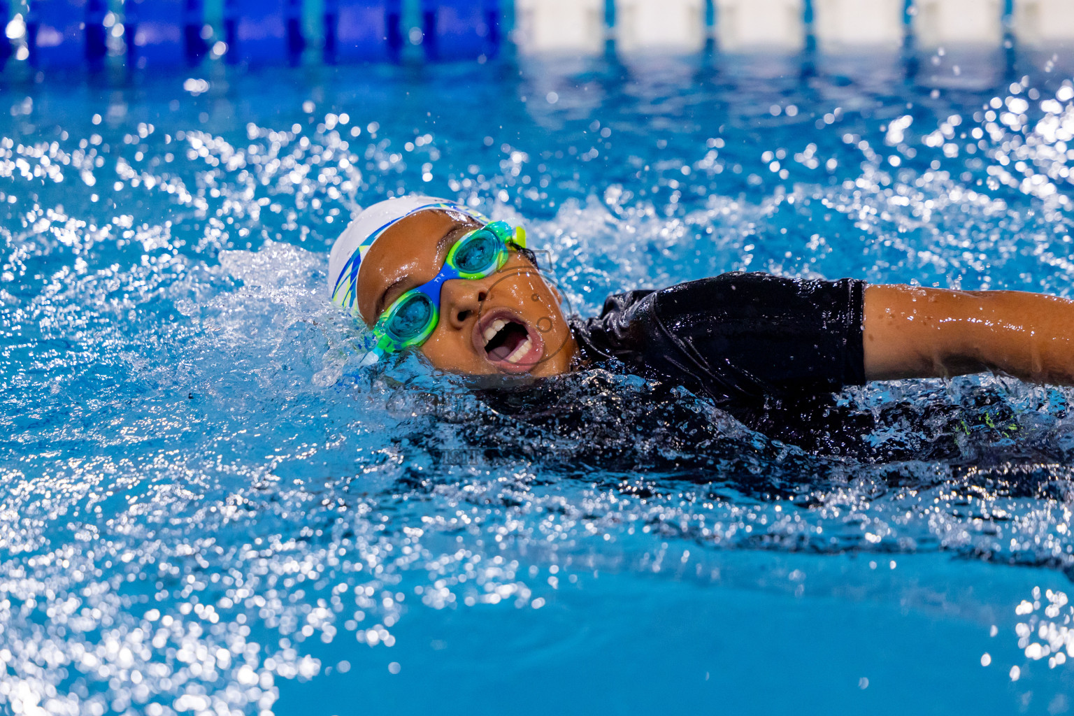 Day 3 of BML 5th National Swimming Kids Festival 2024 held in Hulhumale', Maldives on Wednesday, 20th November 2024. Photos: Nausham Waheed / images.mv