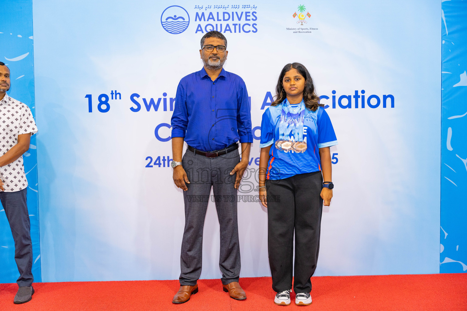 18th Swimming Association Championship 2025, Closing Ceremony was held on Saturday, 29th November 2025 at Swimming Track Hulhumale', Maldives. Photos: Areef Adam / images.mv