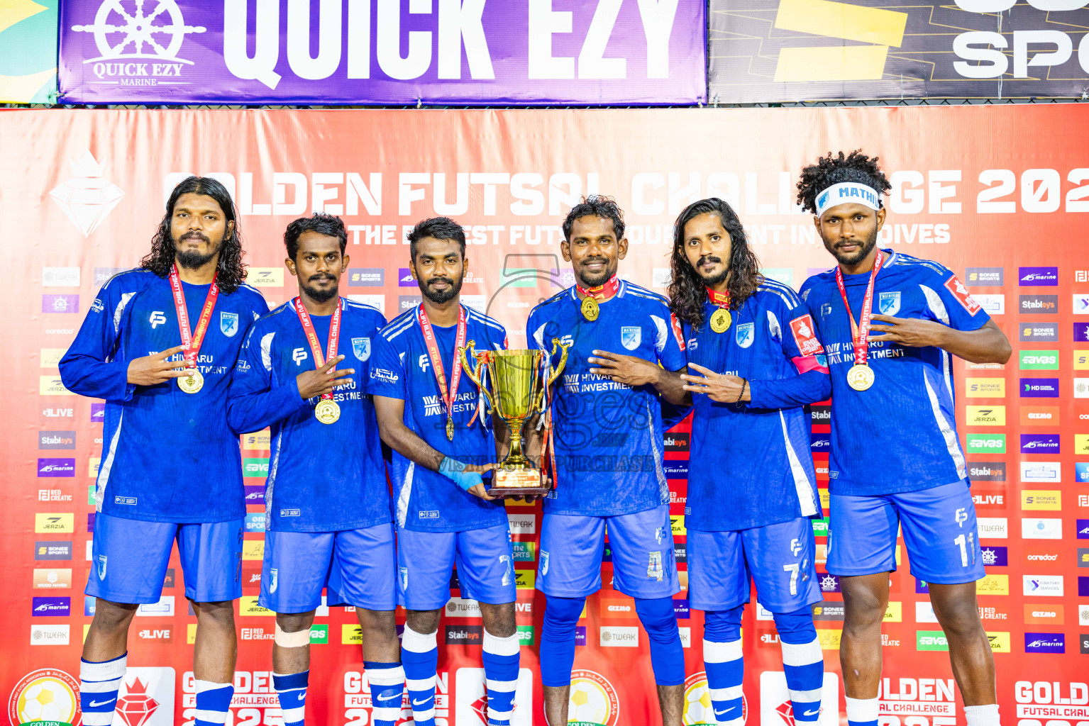 AA. Mathiveri VS AA. Thoddoo in Atoll Round Final on Day 20 of Golden Futsal Challenge 2025 was held on Thursday, 23rd January 2025, in Hulhumale', Maldives. Photos: Abdulla Abeed / images.mv
