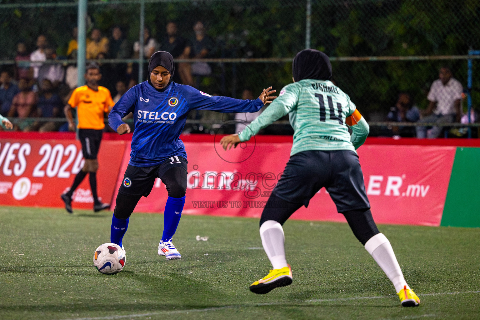 STELCO RECREATION CLUB vs TEAM DHARUMAVANTHA in Eighteen Thirty 2024 held in Rehendi Futsal Ground, Hulhumale', Maldives on Thursday, 5th September 2024. 
Photos: Hassan Simah / images.mv