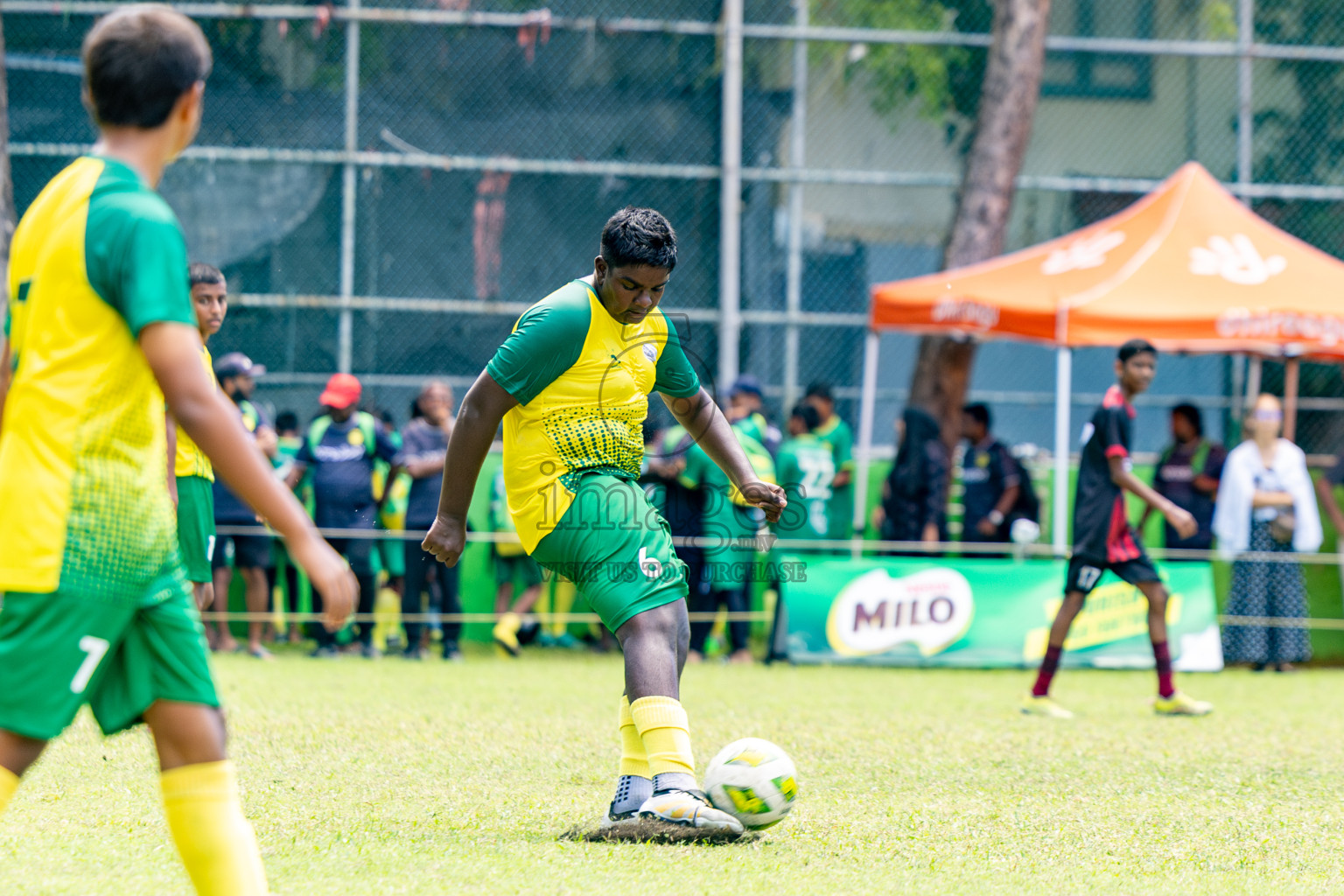 Day 3 of MILO Academy Championship 2024 (U-14) was held in Henveyru Stadium, Male', Maldives on Saturday, 2nd November 2024.
Photos: Hassan Simah / Images.mv