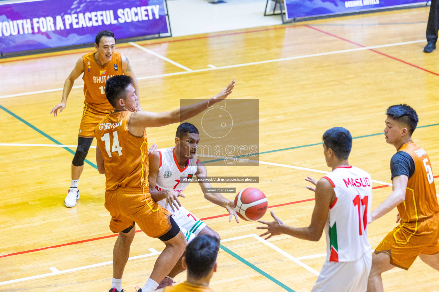 Bangladesh vs Bhutan in the final of Five Nation Championship 2023 was held in Social Center, Male', Maldives on Thursday, 22nd June 2023. Photos: Ismail Thoriq / images.mv