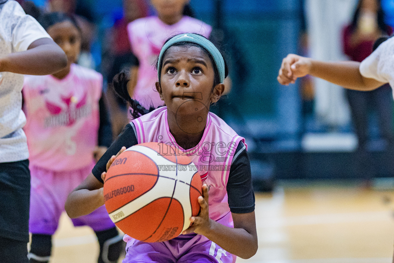 Day 3 of Milo 5 x 5 Junior Challenge 2025 - Basketball tournament held in Basketball Training Center, Male', Maldives on Saturday, 11th October 2025. Photos by: Nausham Waheed, Areef Adam / Images.mv