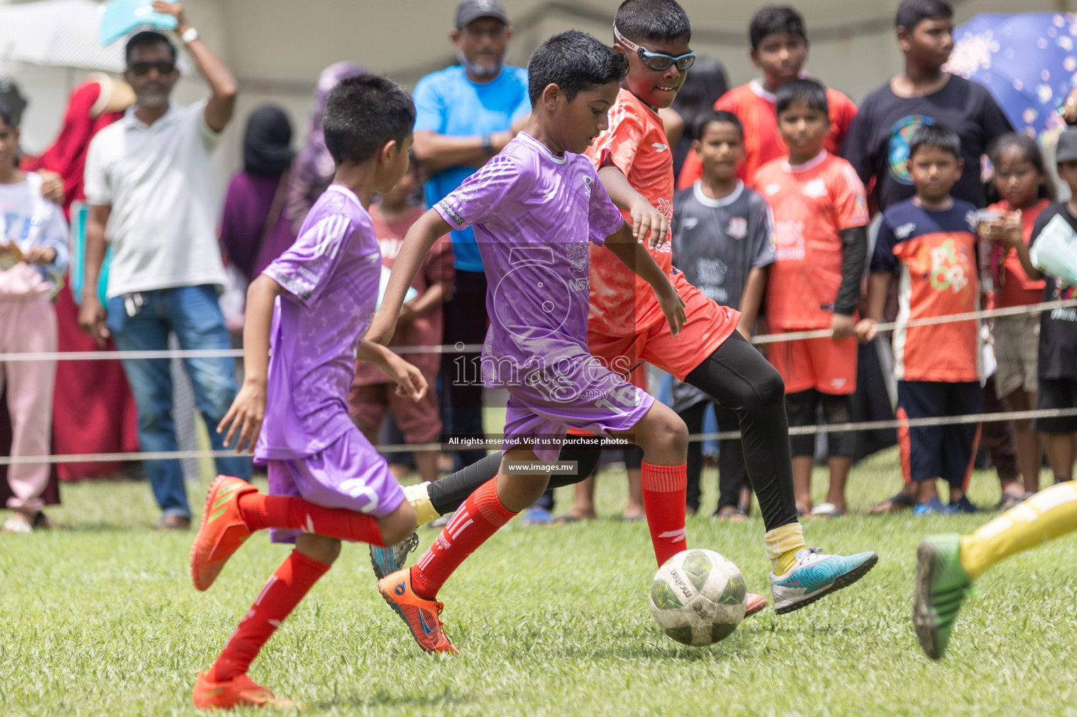 Day 1 of Nestle kids football fiesta, held in Henveyru Football Stadium, Male', Maldives on Wednesday, 11th October 2023 Photos: Shut Abdul Sattar/ Images.mv