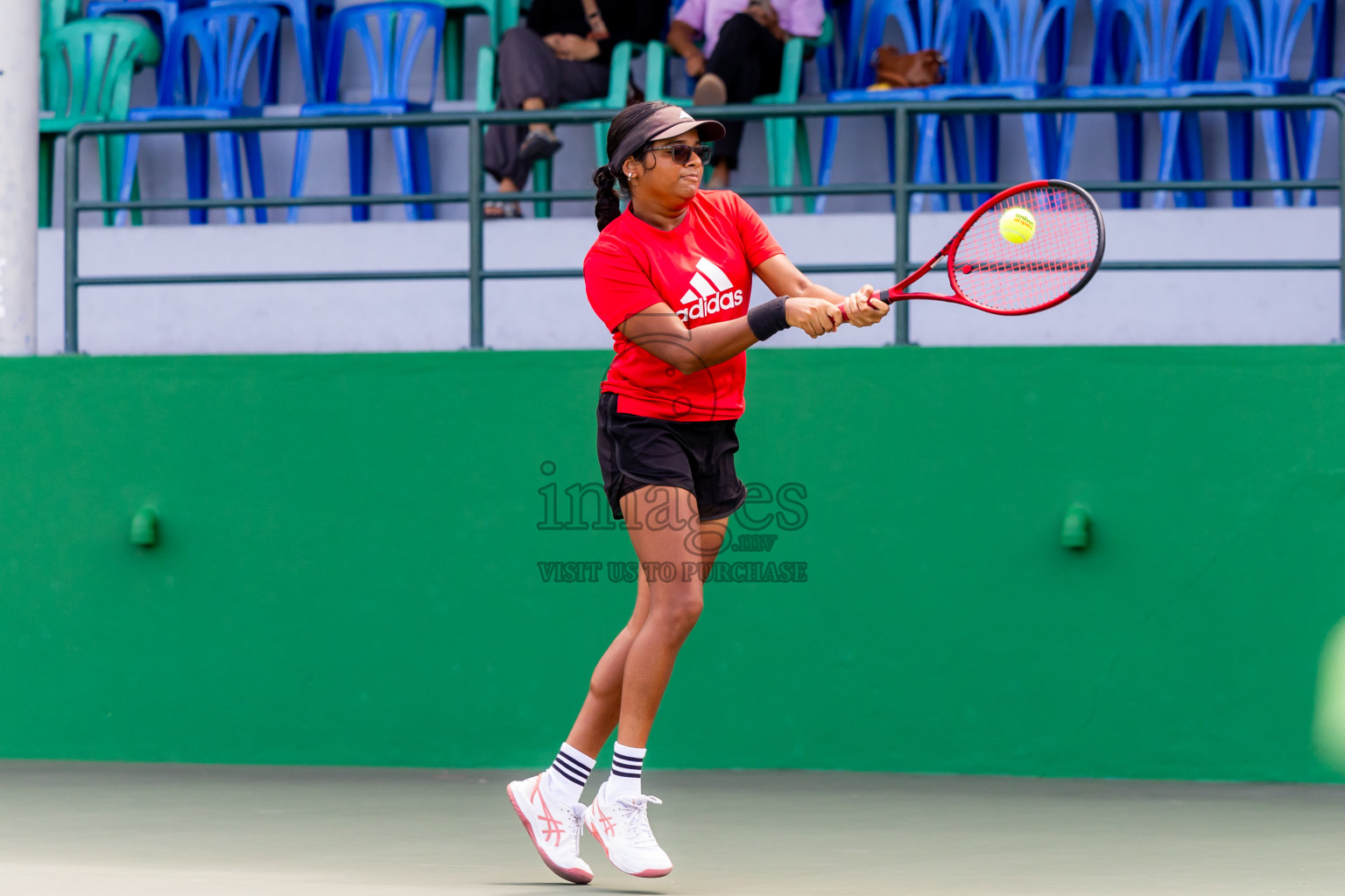 Day 2 of ATF Maldives Junior Open Tennis was held in Male' Tennis Court, Male', Maldives on Tuesday, 10th December 2024. Photos: Nausham Waheed / images.mv