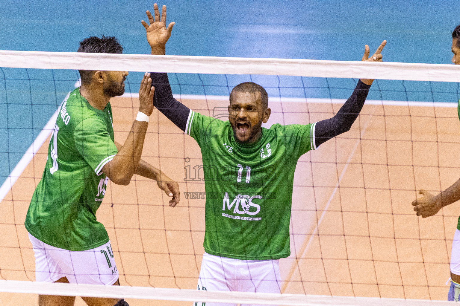 Final of Men's Division of Volleyball Association Cup 2023 held in Male', Maldives on Wednesday, 10th January 2024 at Social Center Indoor Hall Photos By: Nausham Waheed /images.mv