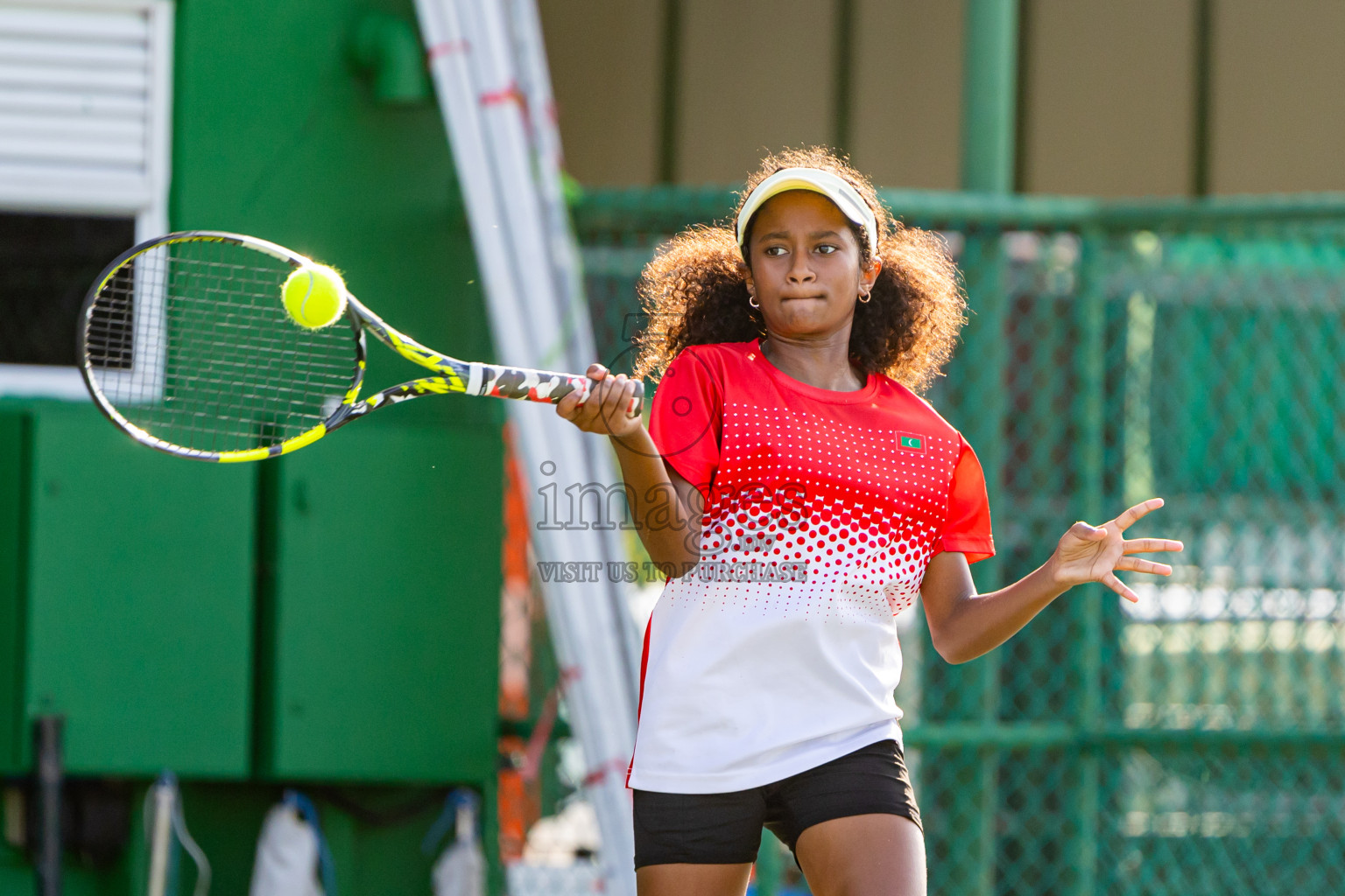 Day 2 of ATF Maldives Junior Open Tennis was held in Male' Tennis Court, Male', Maldives on Tuesday, 10th December 2024. Photos: Nausham Waheed / images.mv