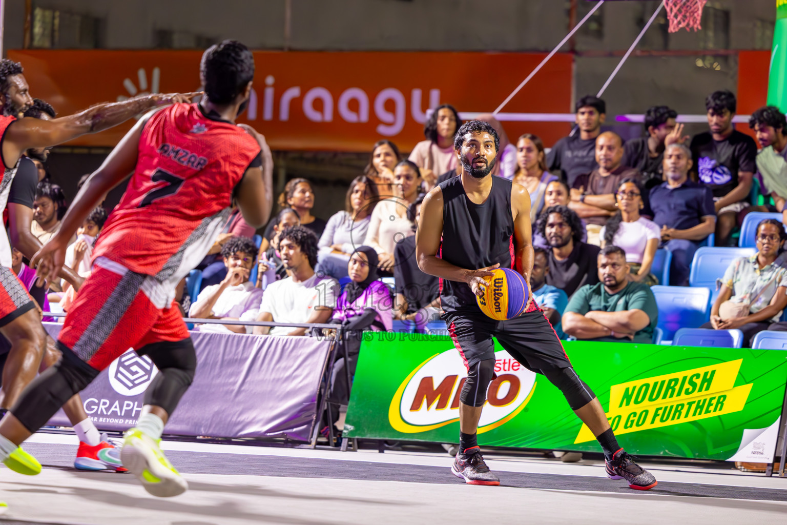 Final Day of MILO Ramadan 3x3 Challenge 2024 was held in Ekuveni Outdoor Basketball Court at Male', Maldives on Tuesday, 19th March 2024.
Photos: Ismail Thoriq / images.mv