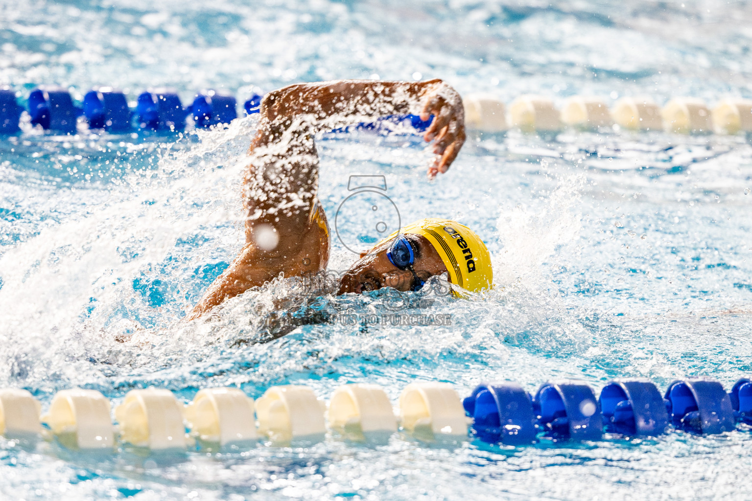 Day 6 of National Swimming Competition 2024 held in Hulhumale', Maldives on Wednesday, 18th December 2024. 
Photos: Hassan Simah / images.mv