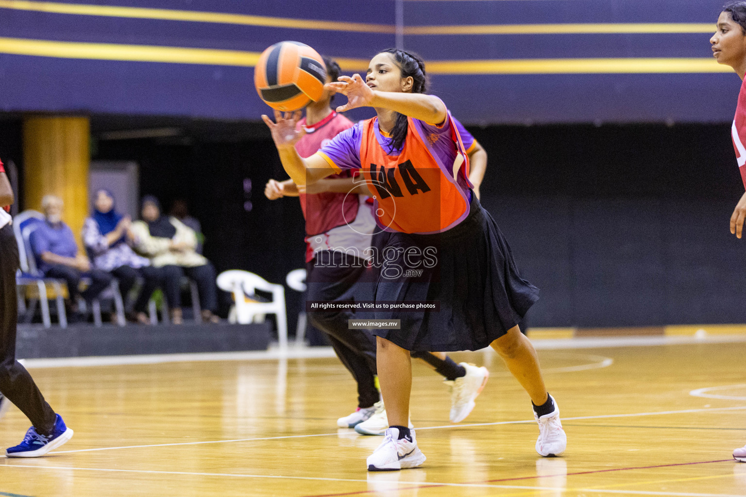 Final of 24th Interschool Netball Tournament 2023 was held in Social Center, Male', Maldives on 7th November 2023. Photos: Nausham Waheed / images.mv